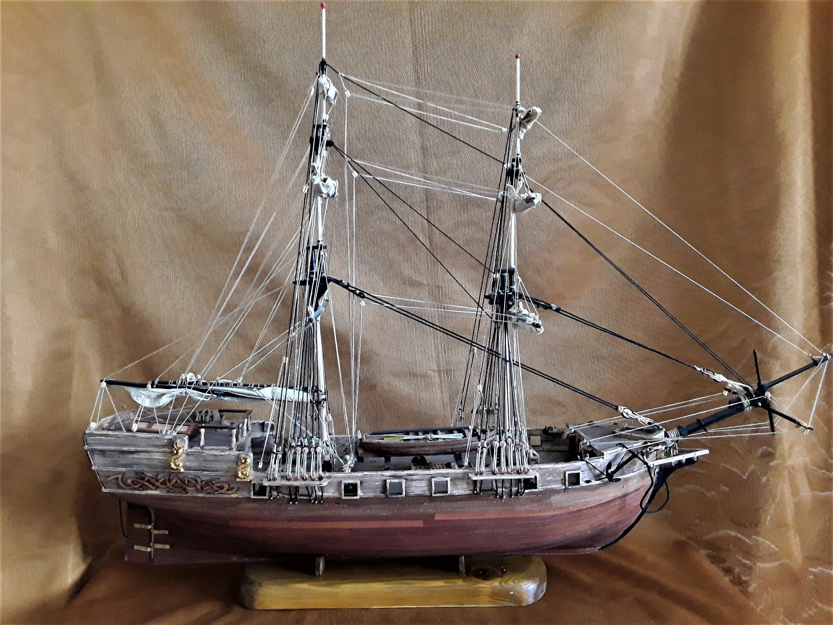 Модель корабля Бригантина "Zeus" - Верфь на Столе