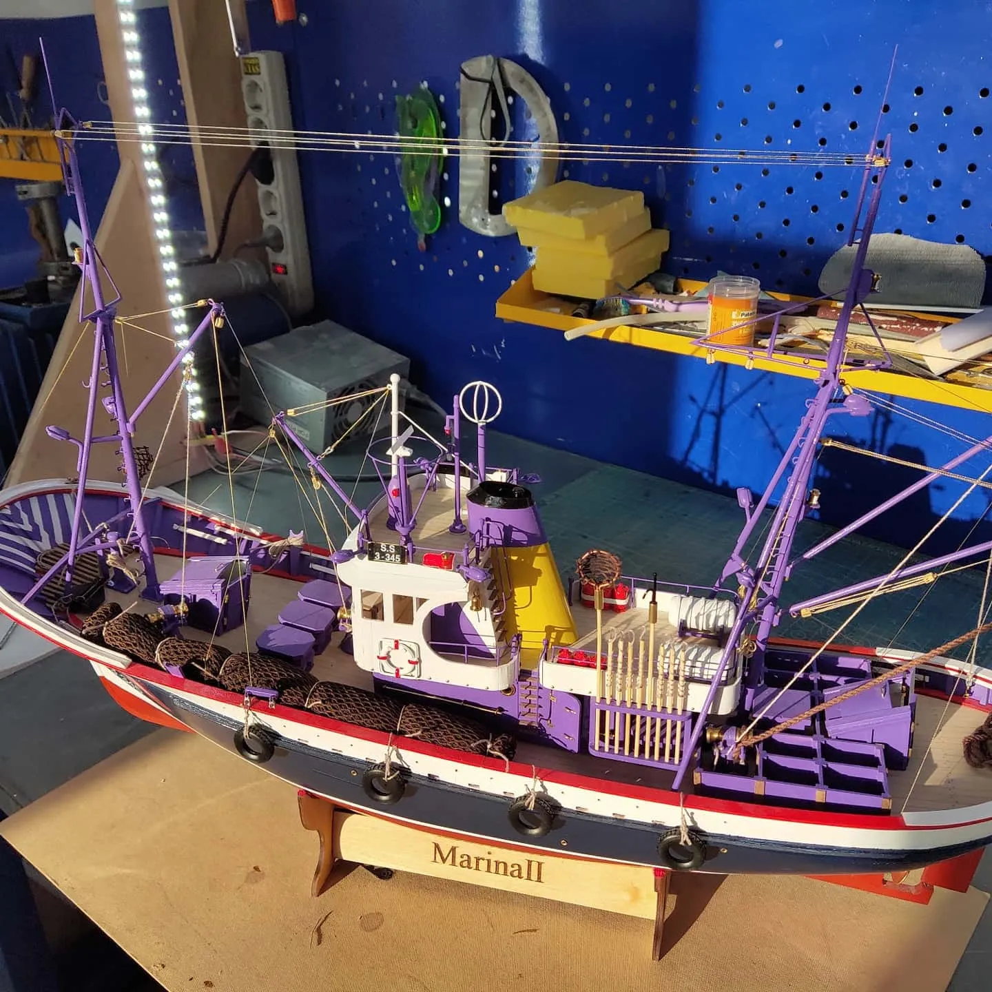 Модель корабля Рыболовное судно «Marina II» - Верфь на Столе