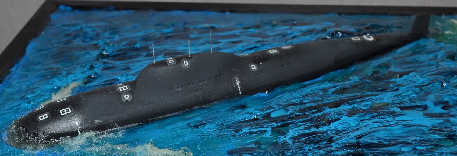 Модель корабля АПЛ проект 705 "Альфа"   - Верфь на Столе