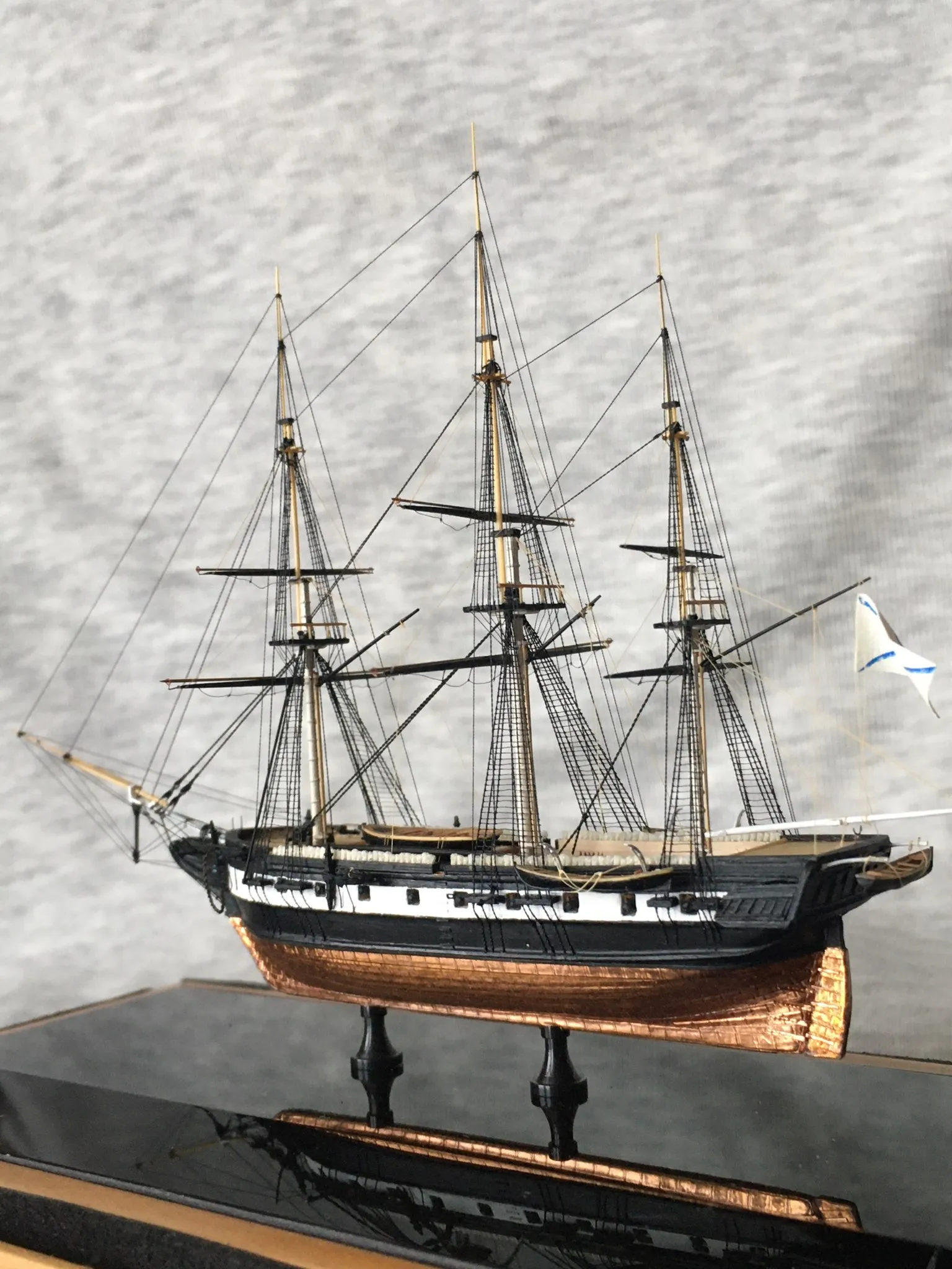Модель корабля 20-ти пушечный корвет “Оливуца” - Верфь на Столе