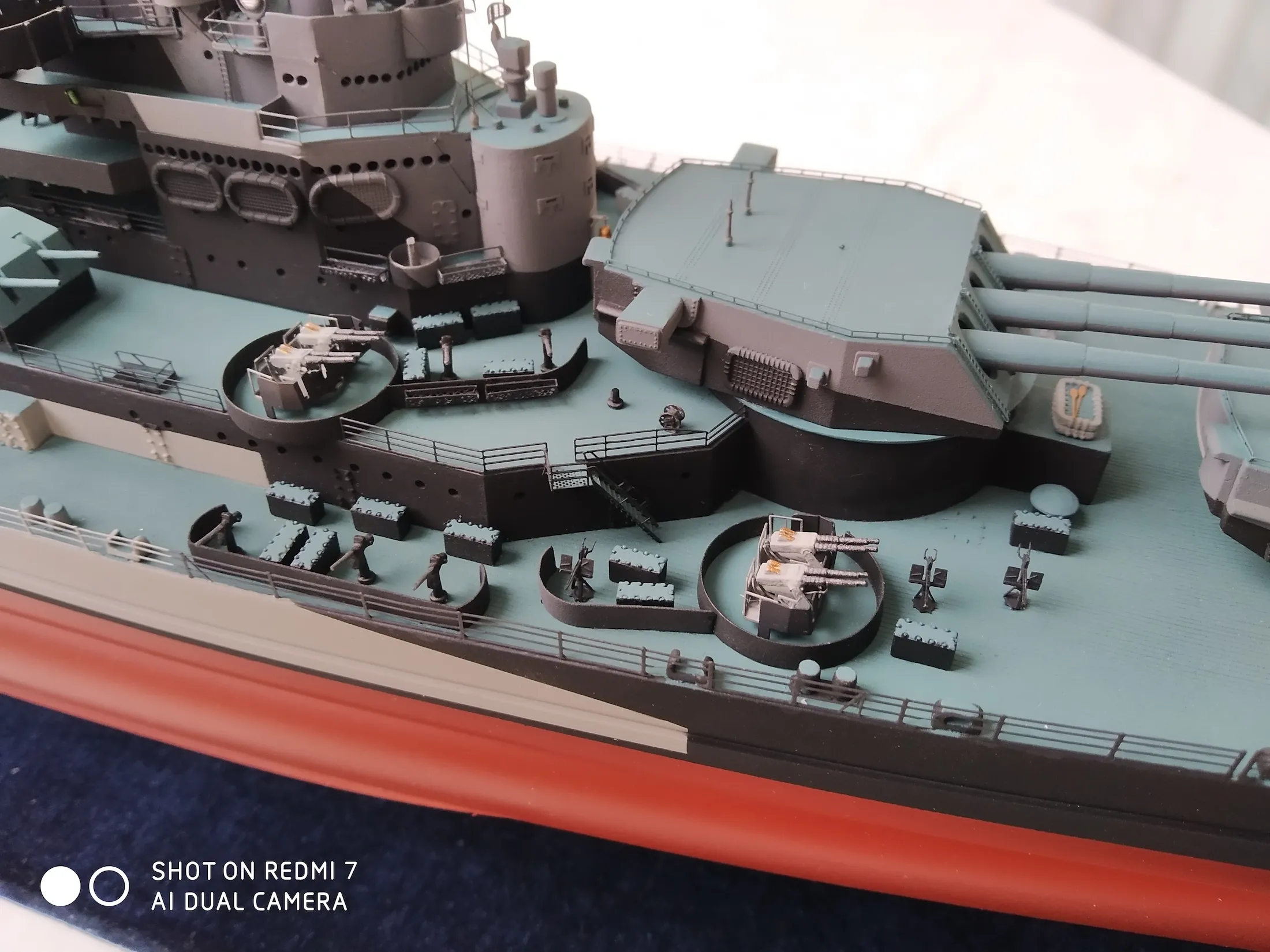 Модель корабля Линкор «North Carolina» - Верфь на Столе