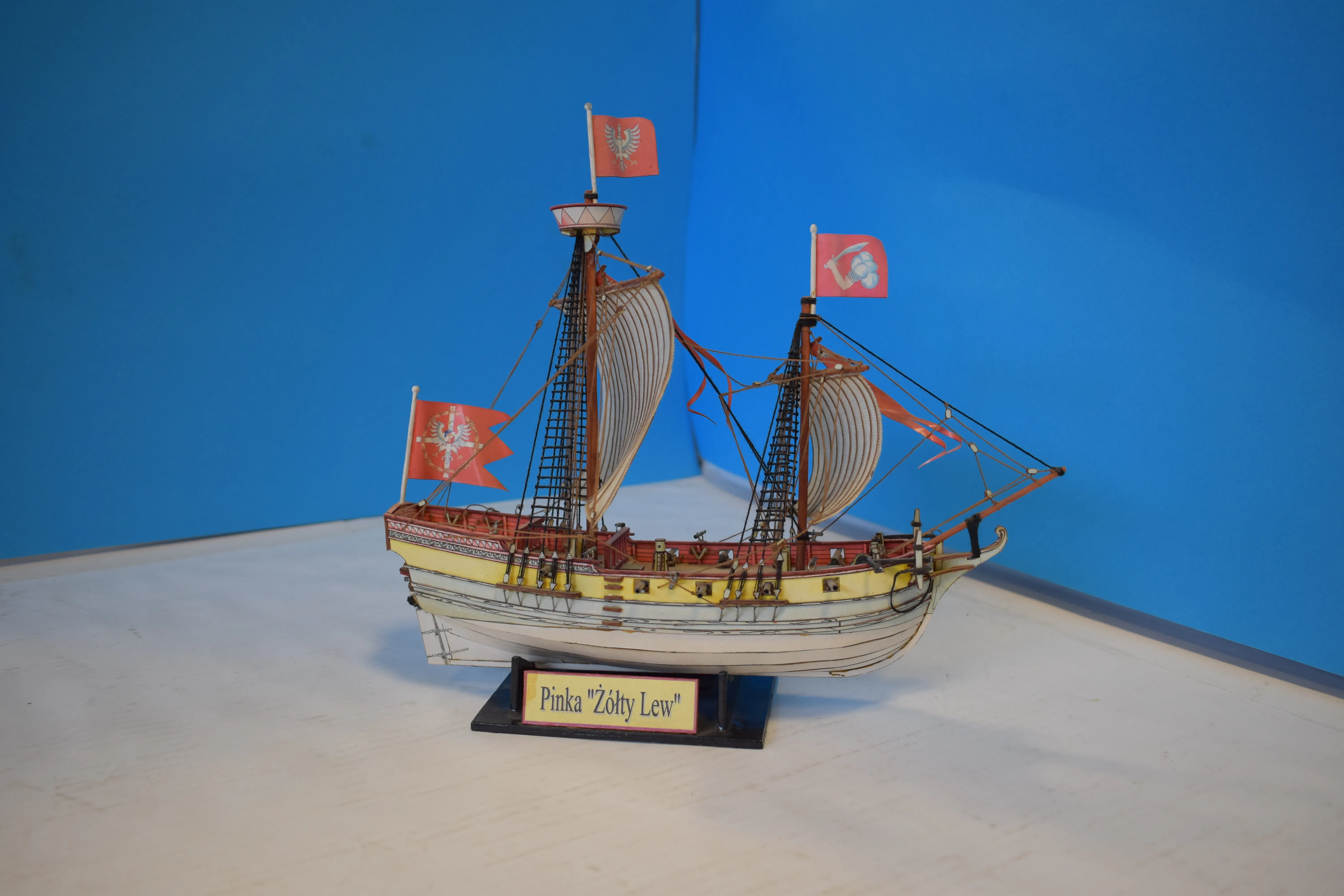 Модель корабля Парусный корабль "Żółty lew" - Верфь на Столе
