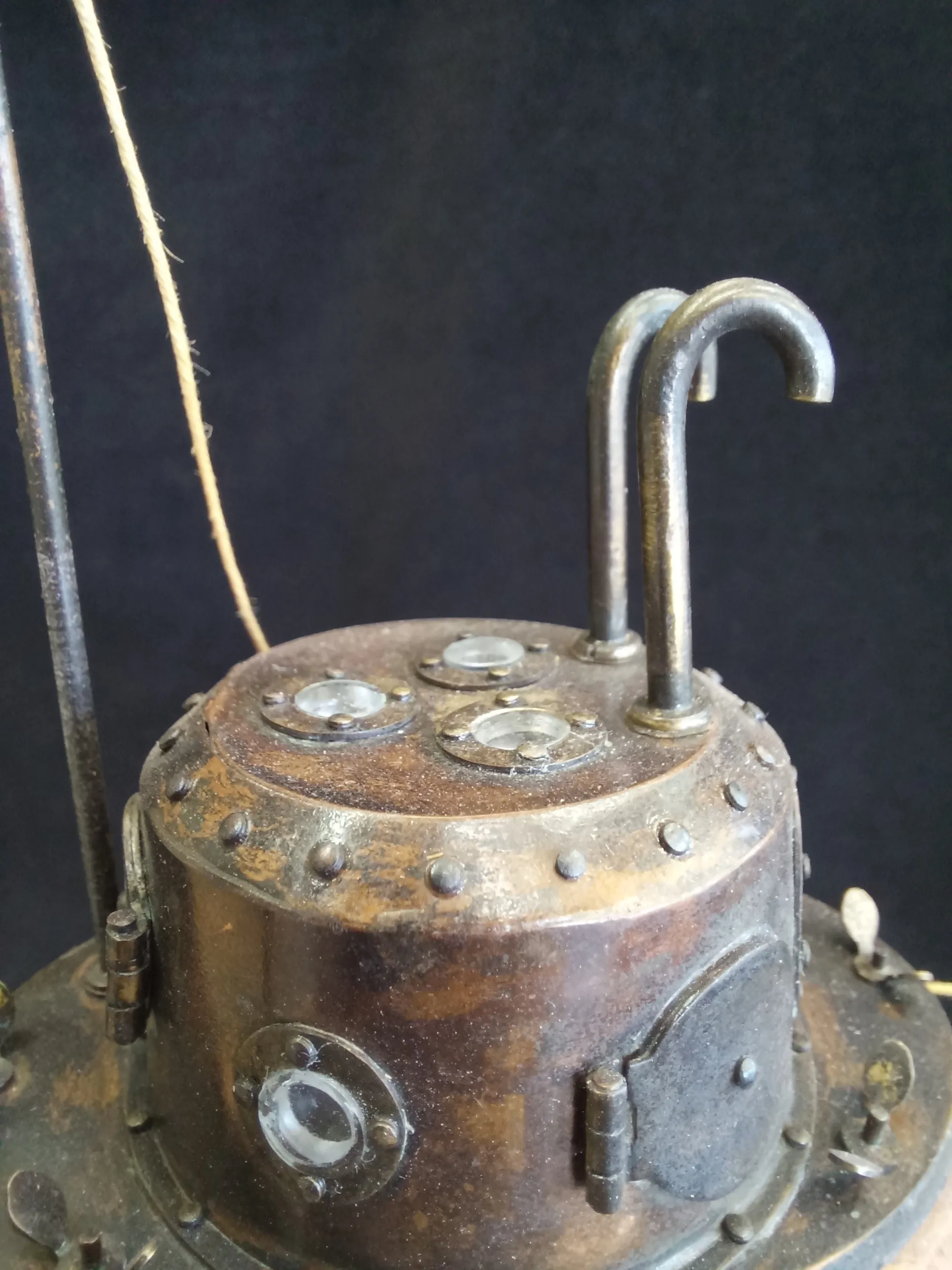 Модель корабля Подводная лодка "ЧЕРЕПАХА" Д. Бушнелла 1776 г. - Верфь на Столе