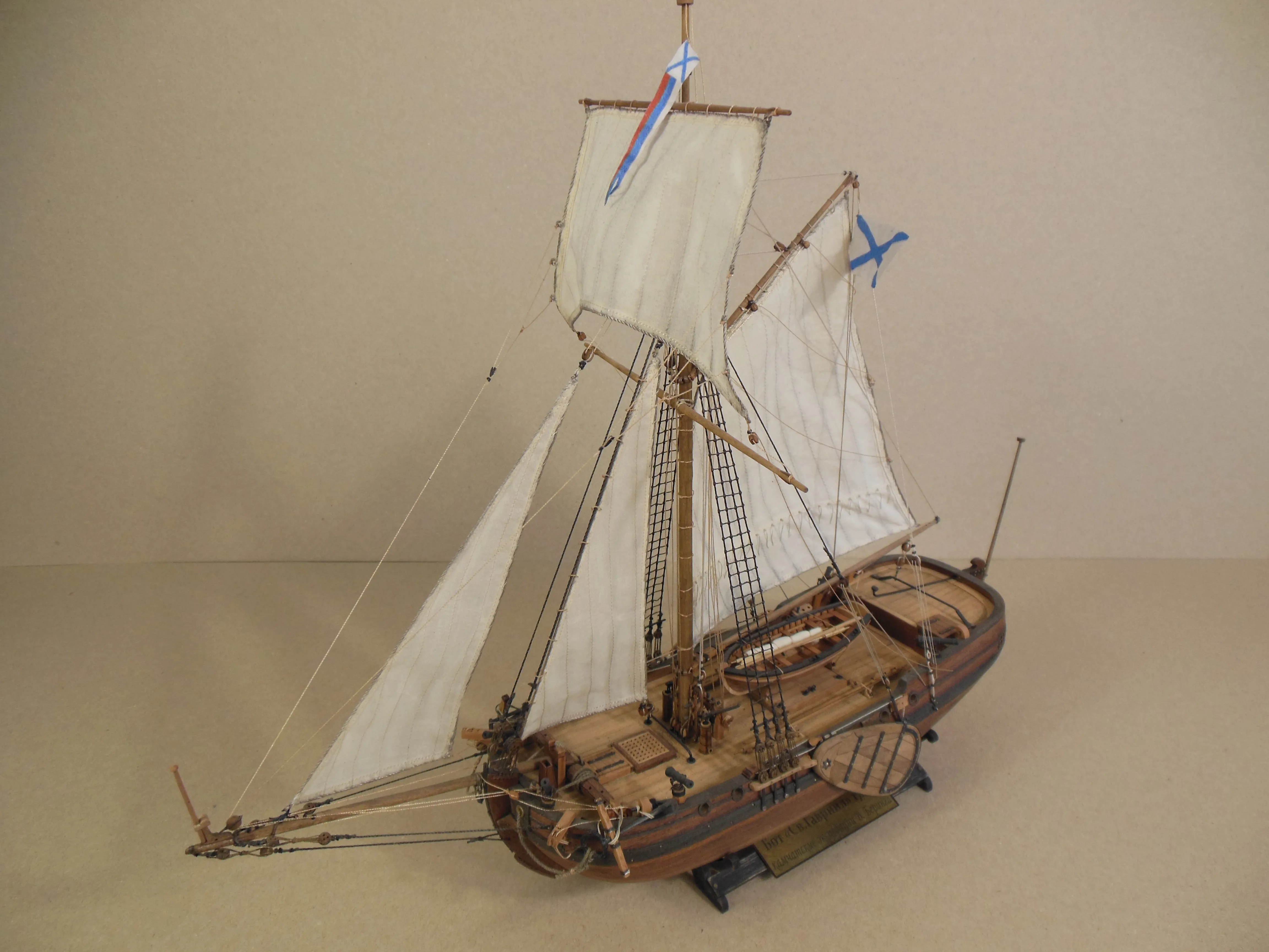Модель корабля Бот «Св.Гавриил»  - Верфь на Столе