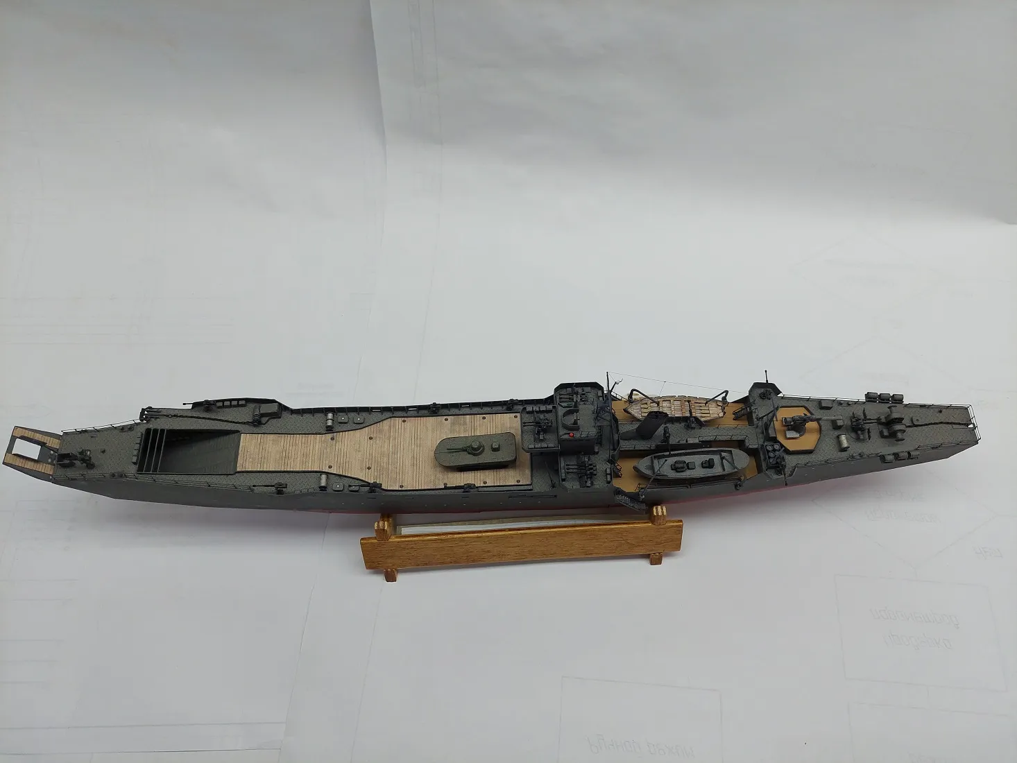 Модель корабля Танкодесантный корабль тип SBT - Верфь на Столе