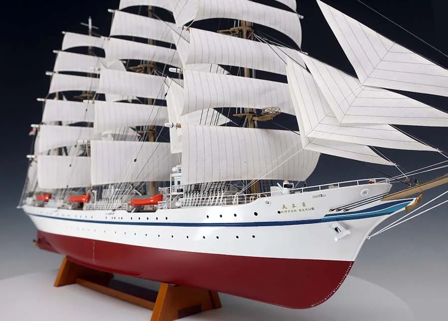 деревянная модель парусника Nippon Maru