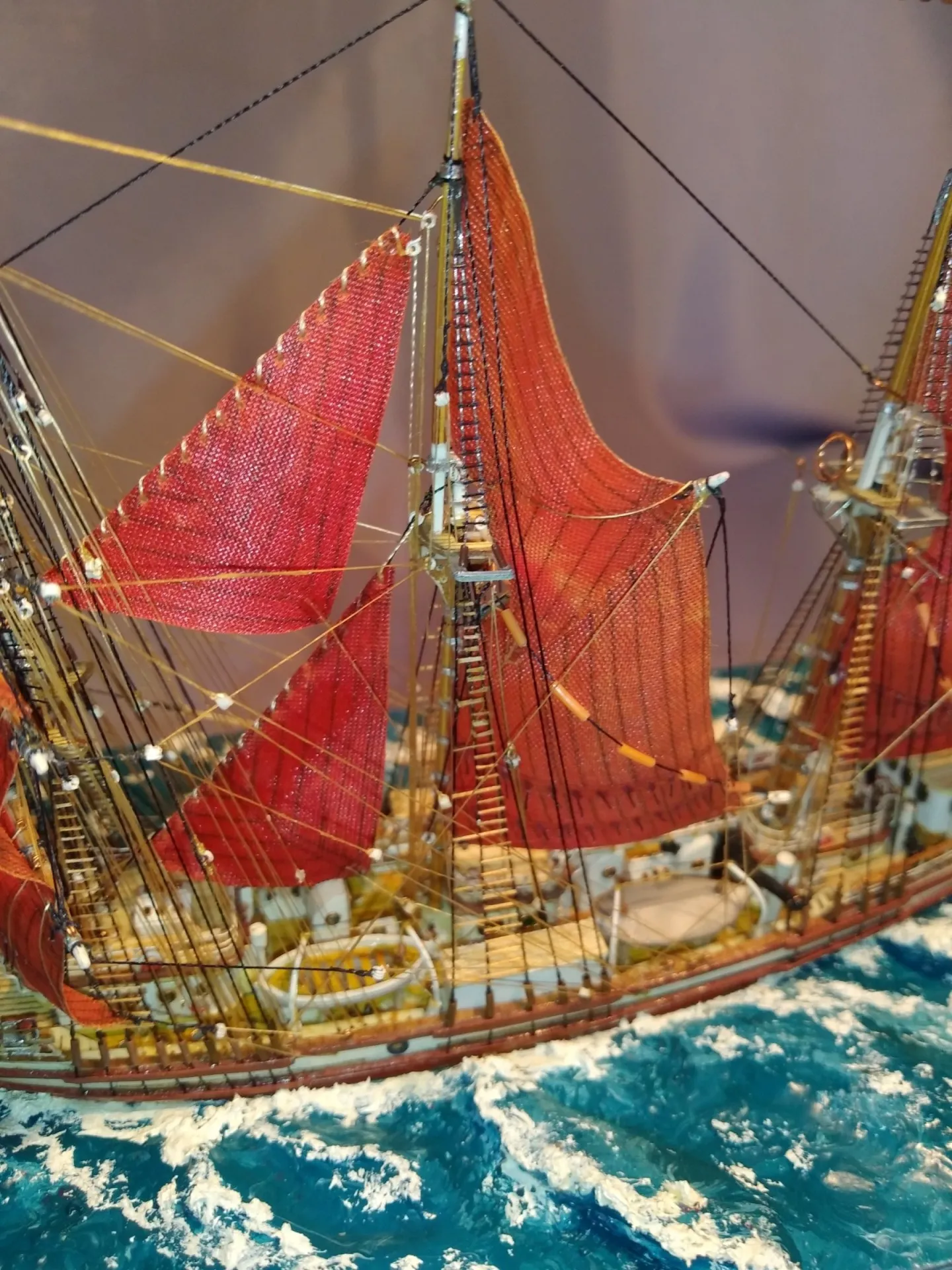 Модель корабля Баркентина "Вега" II - Верфь на Столе