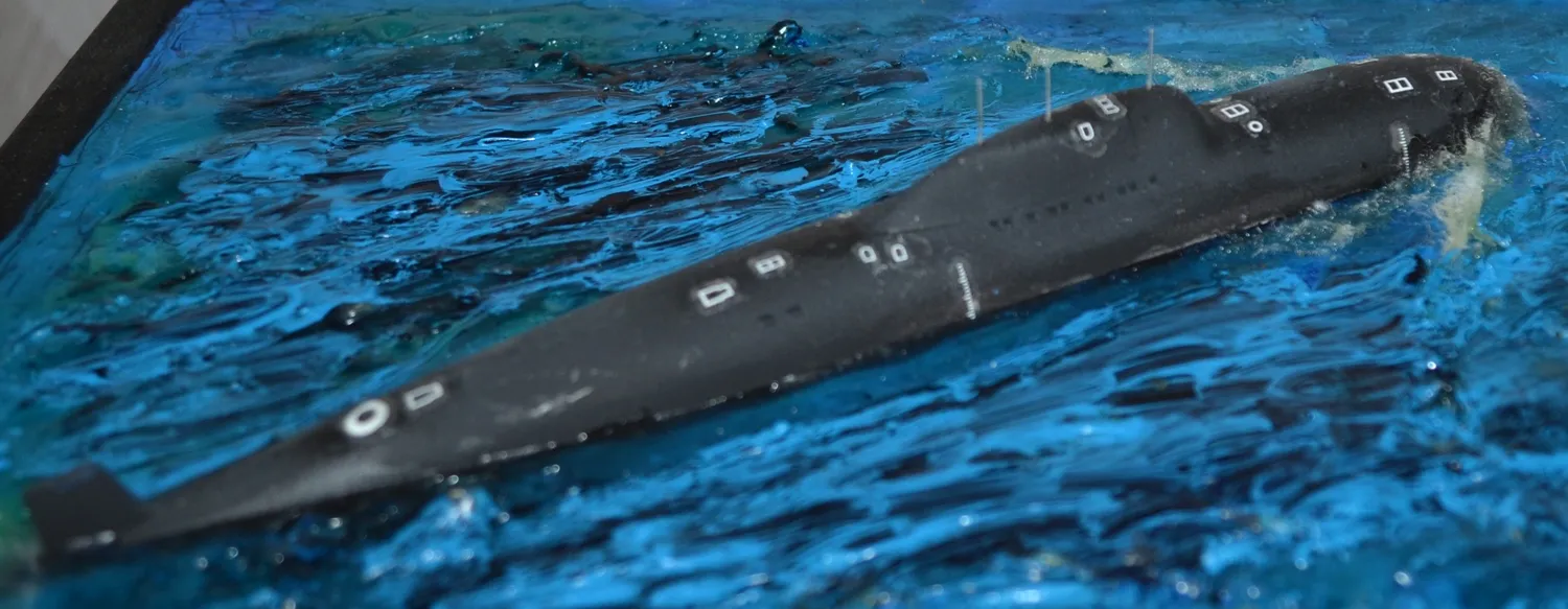 Модель корабля АПЛ проект 705 "Альфа"   - Верфь на Столе