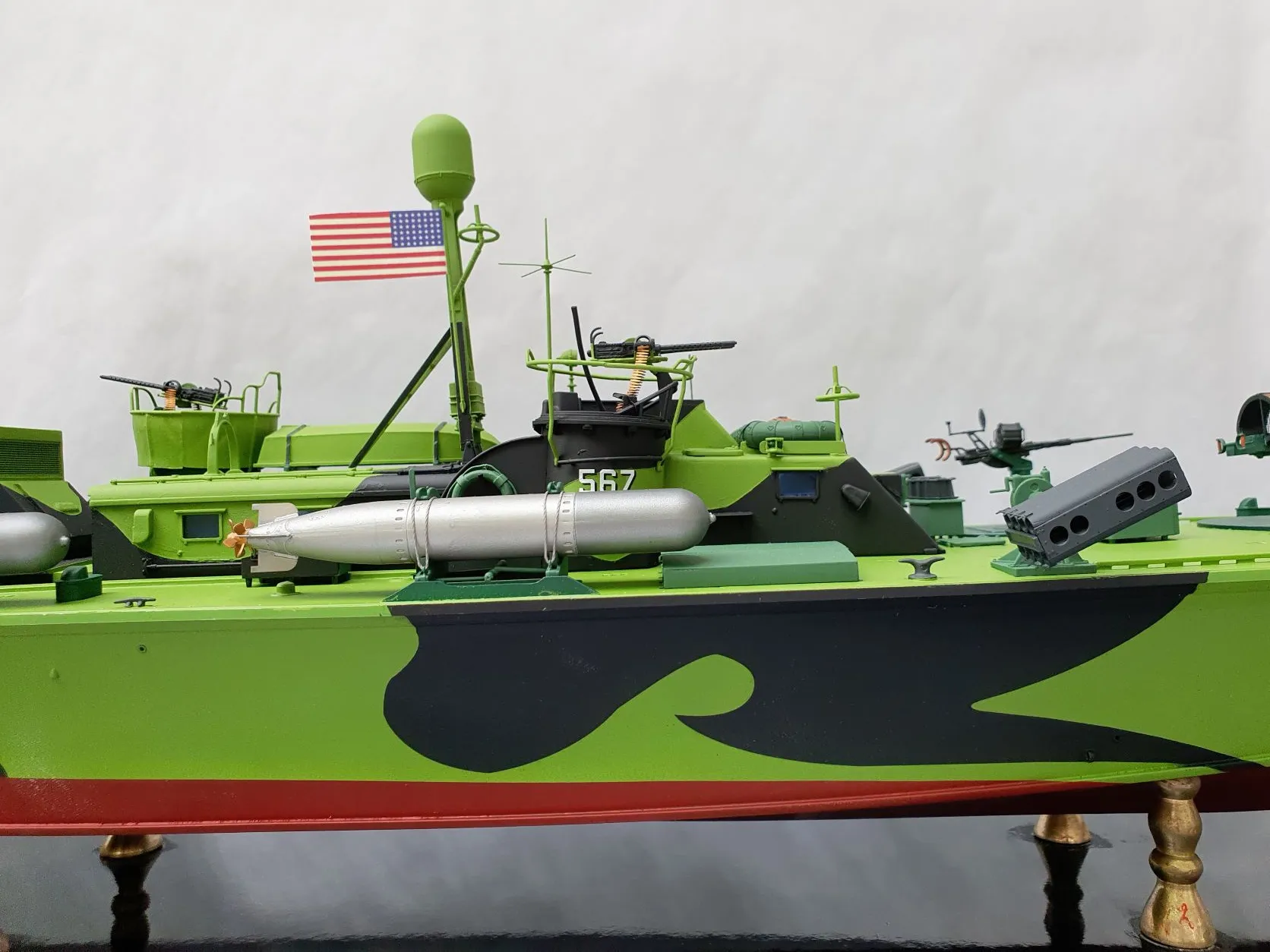 Модель корабля ELCO 80 TORPEDO BOAT PT-567  - Верфь на Столе