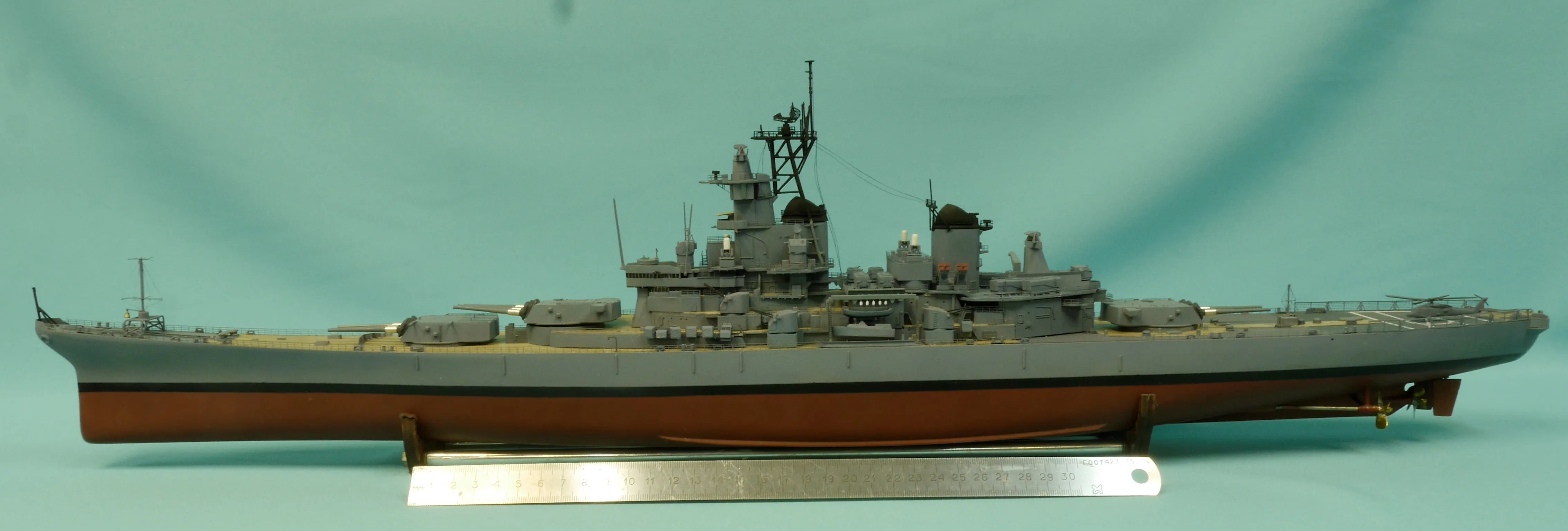Модель корабля USS «New Jersey» (BB-62) - Верфь на Столе