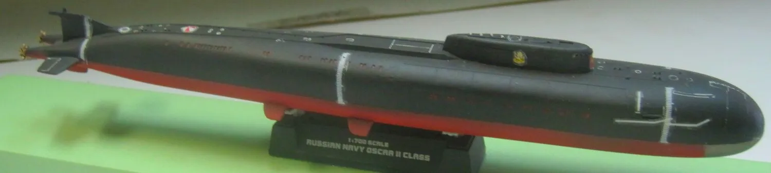 Модель корабля Подводная лодка "Курск"   - Верфь на Столе