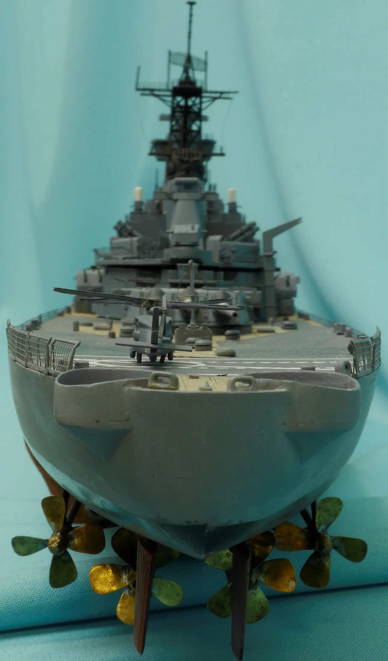 Модель корабля Линкор «Нью-Джерси» - Верфь на Столе
