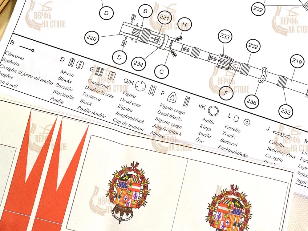 модель корабля своими руками Apostol Felipe