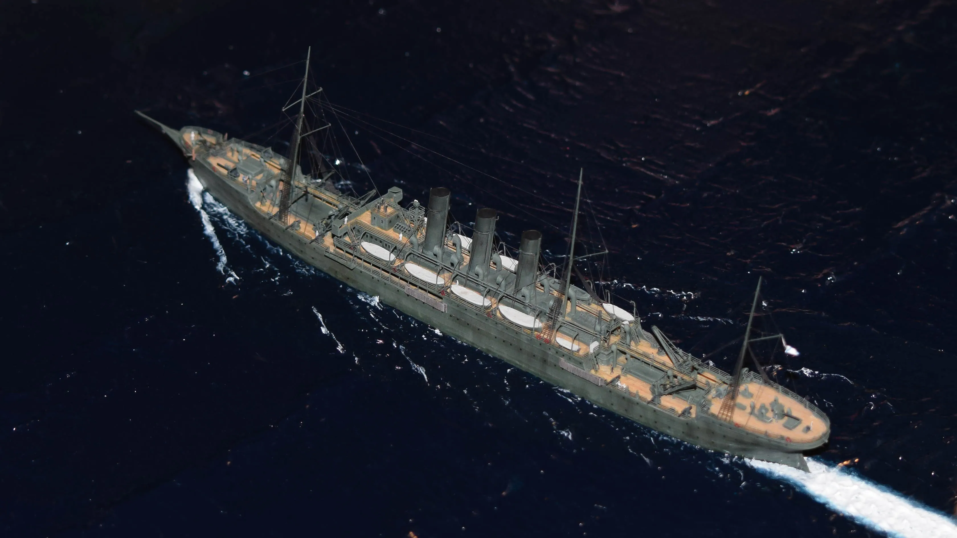 Модель корабля Вспомогательноый крейсер "Лена" - Верфь на Столе