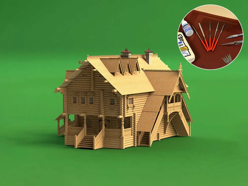 Терем в Китай-городе, 3370 деталей + (Расширенный набор для сборки) Терем в Китай-городе, 3370 деталей + (Расширенный набор для сборки)