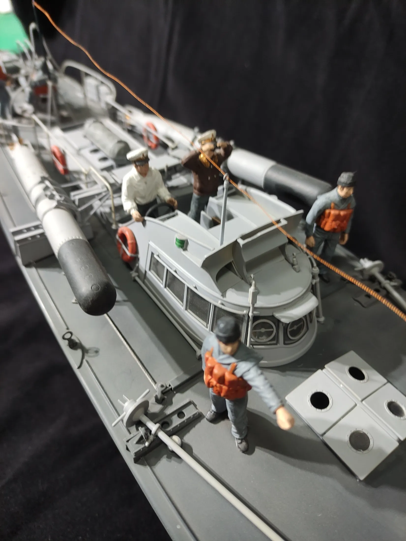 Модель корабля M.A.S. 568 4A Serie Torpedo Boat - Верфь на Столе