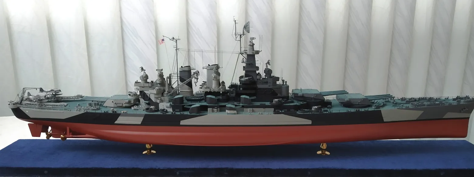 Модель корабля Линкор «North Carolina» - Верфь на Столе