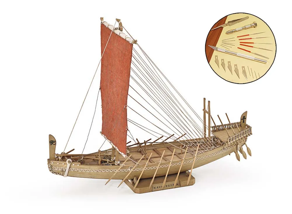 Египетское судно (Egyptian ship) + (Стартовый набор инструментов) Египетское судно (Egyptian ship) + (Стартовый набор инструментов)
