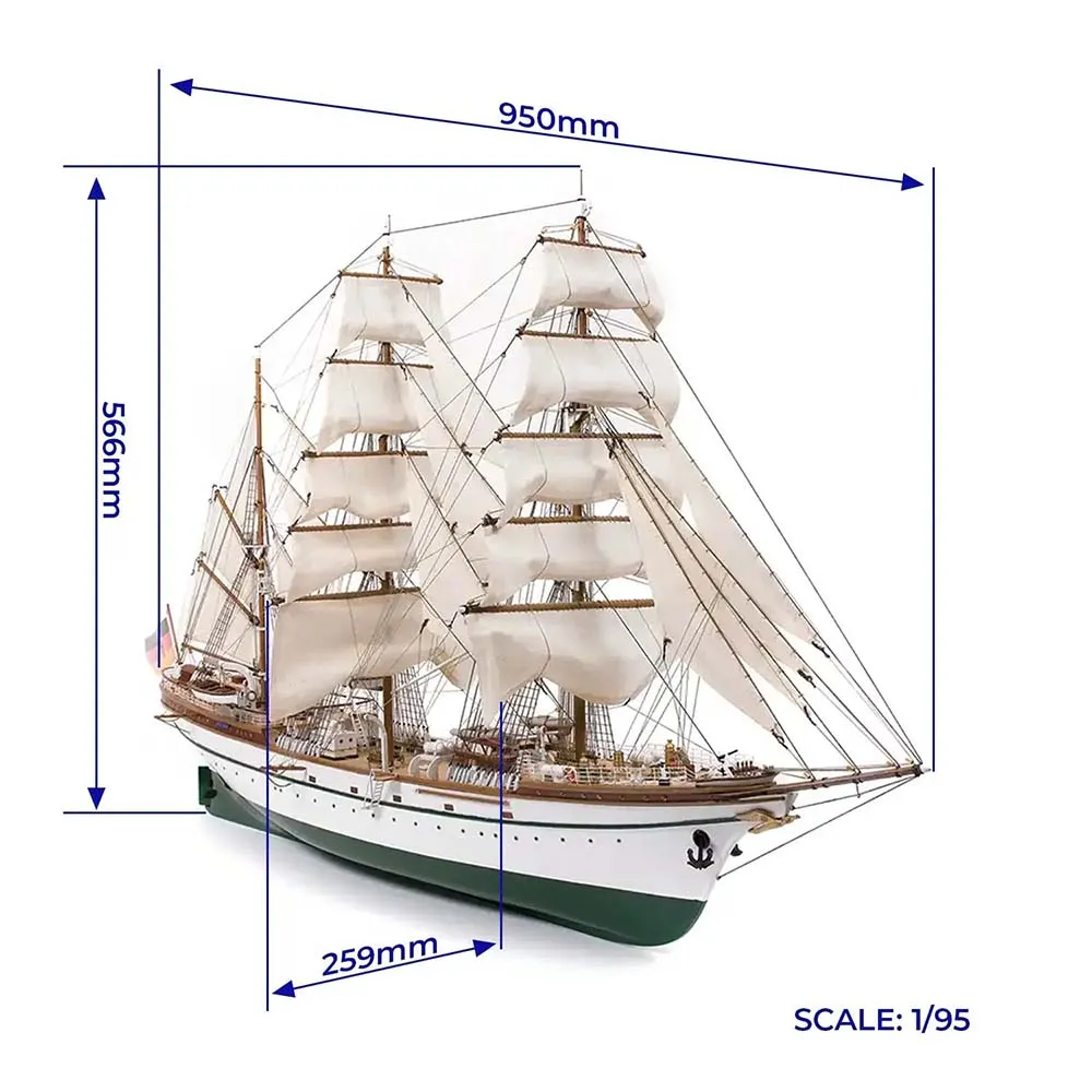 Барк Товарищ (Gorch Fock) + (Стартовый набор инструментов) Барк Товарищ (Gorch Fock) + (Стартовый набор инструментов)
