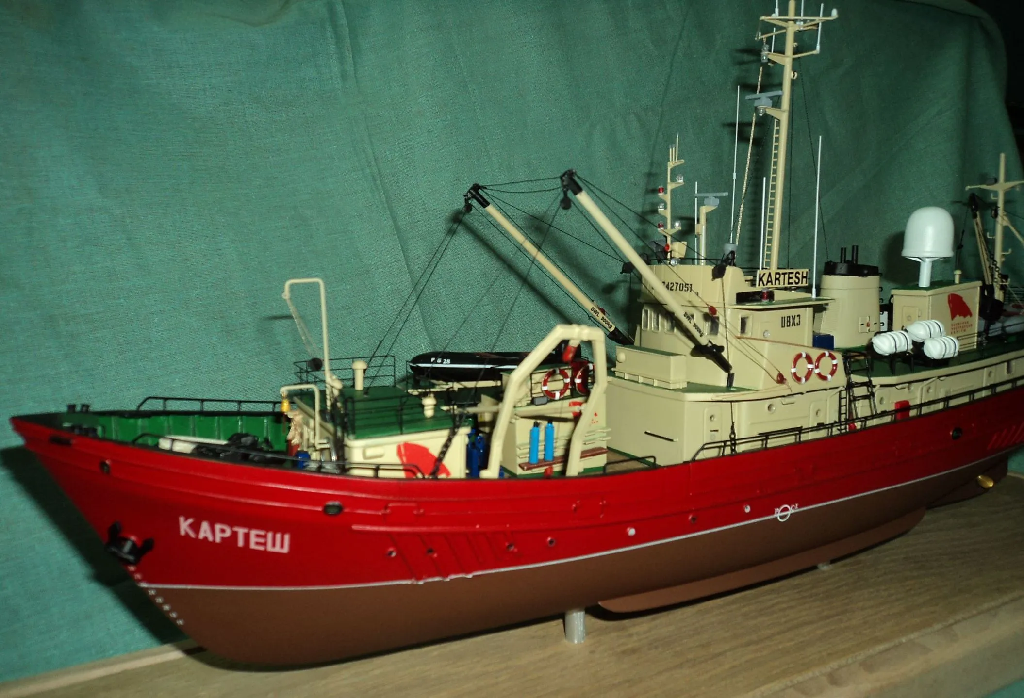Модель корабля «Картеш» - Верфь на Столе
