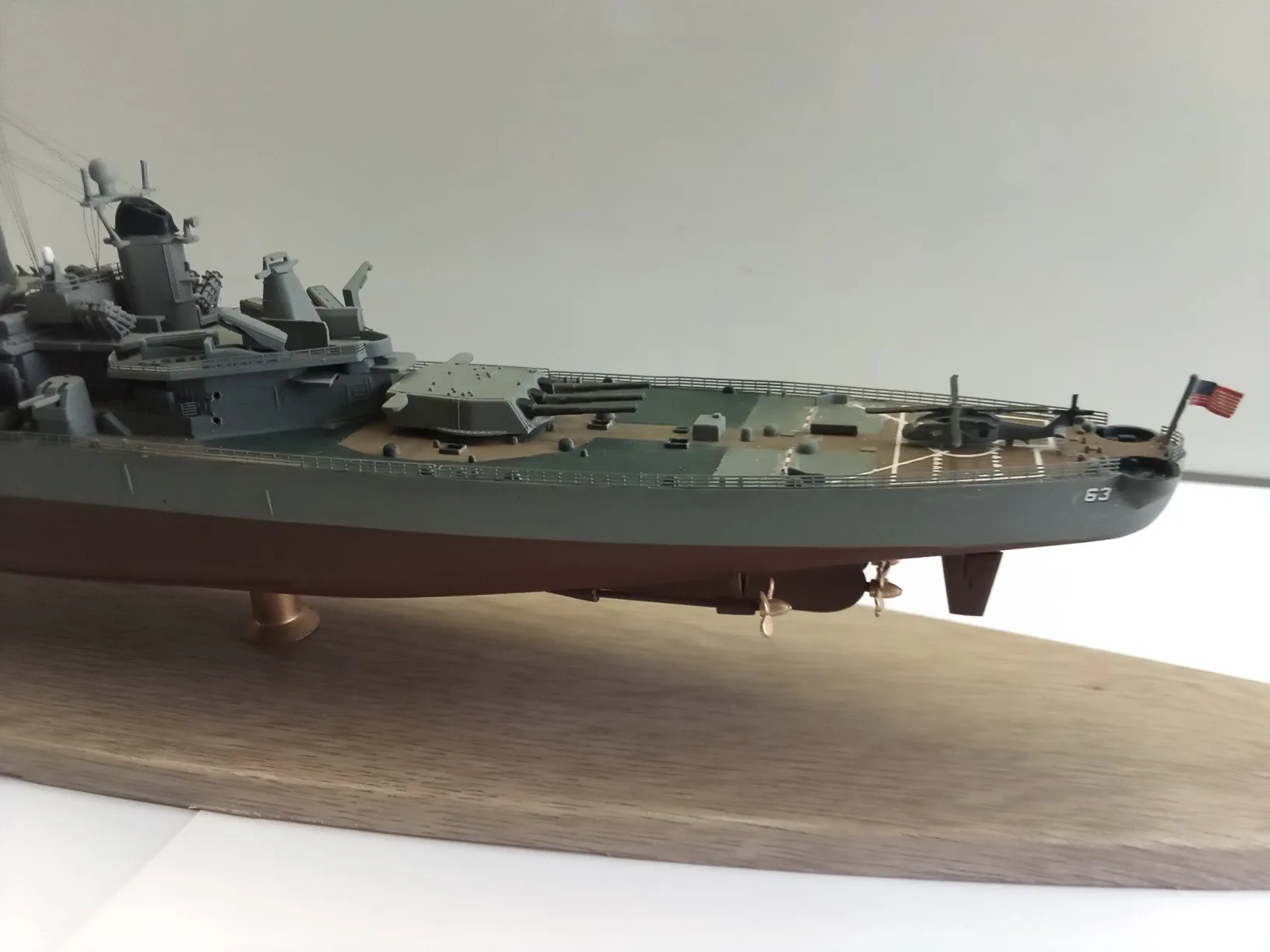 Модель корабля "Миссури" - Верфь на Столе