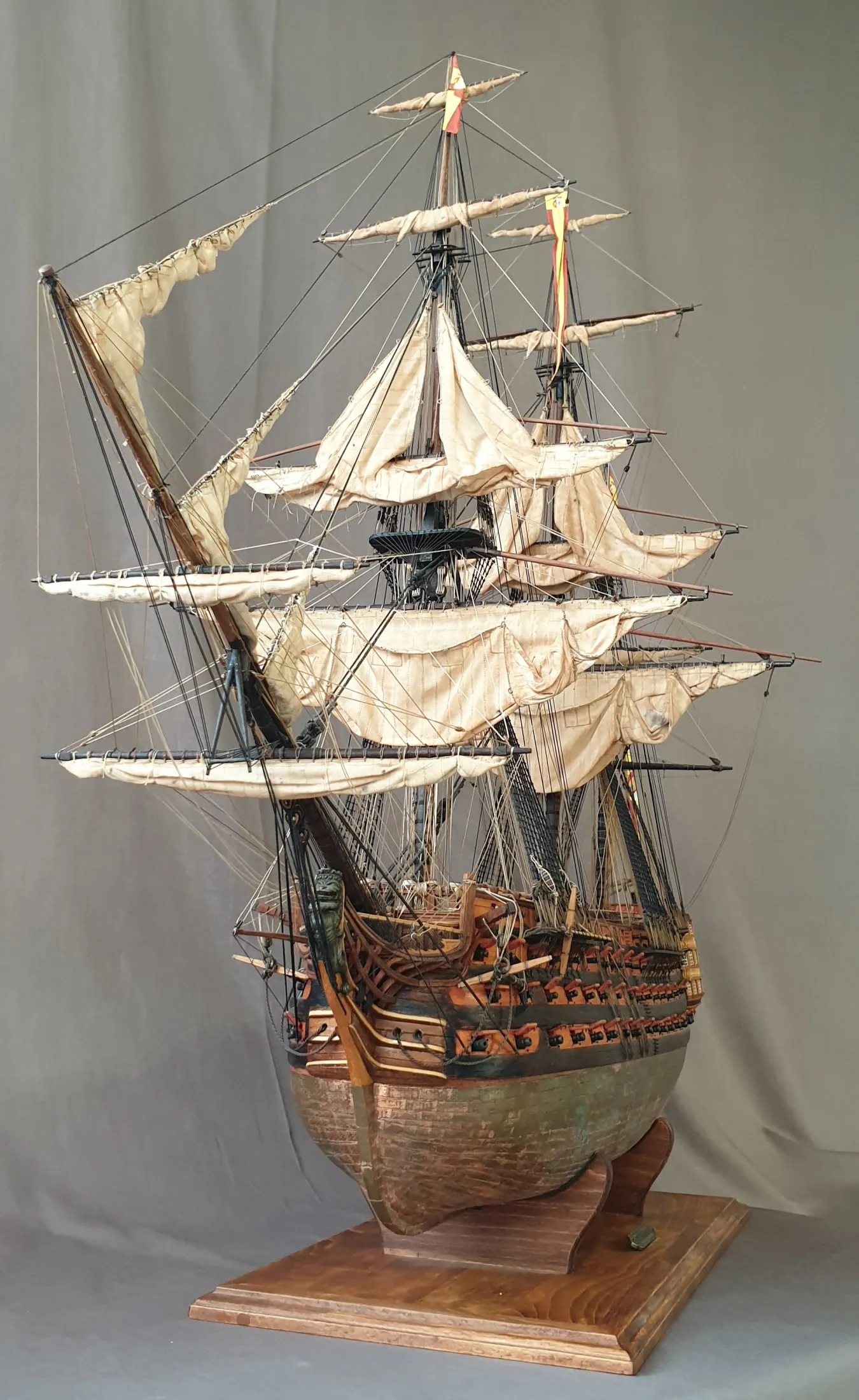 Модель корабля Santisima Trinidad (Испания), 1975 г. - Верфь на Столе