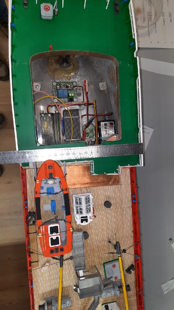 Модель корабля СТР 503 проект «Rutsava» тип. Альпинист - Верфь на Столе