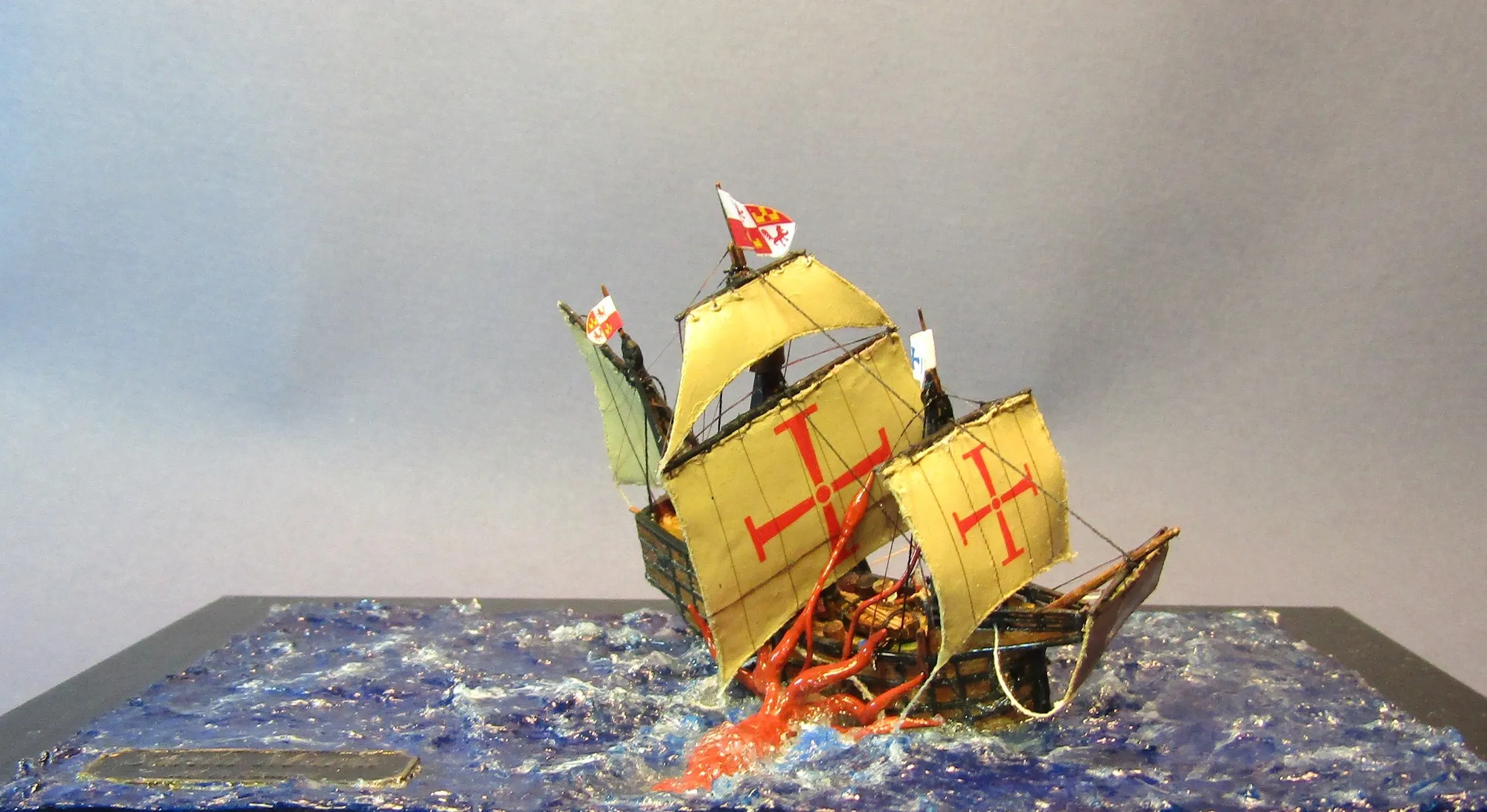 Модель корабля Каравелла “Santa Maria” 1492 г. - Верфь на Столе