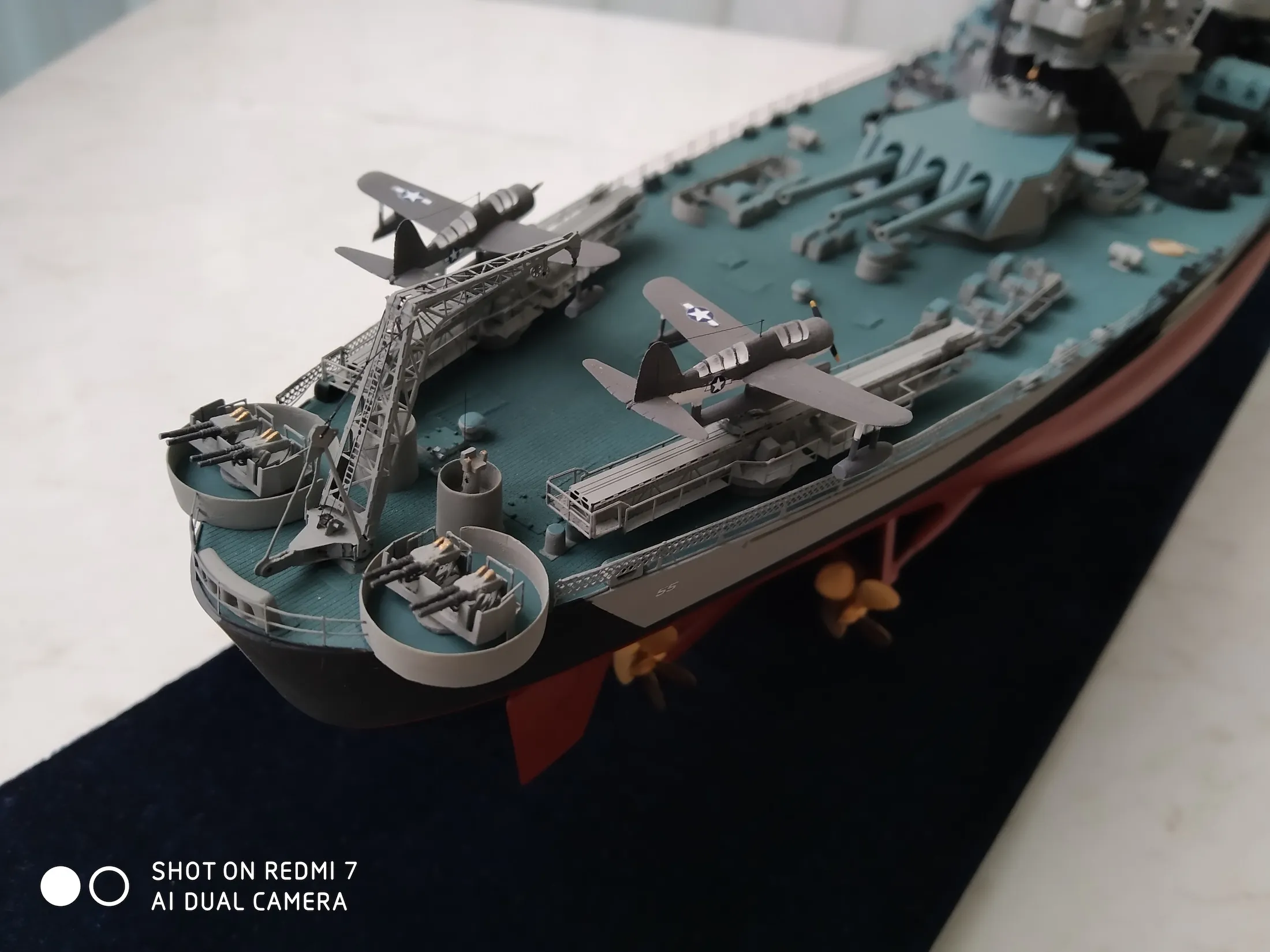 Модель корабля Линкор «North Carolina» - Верфь на Столе