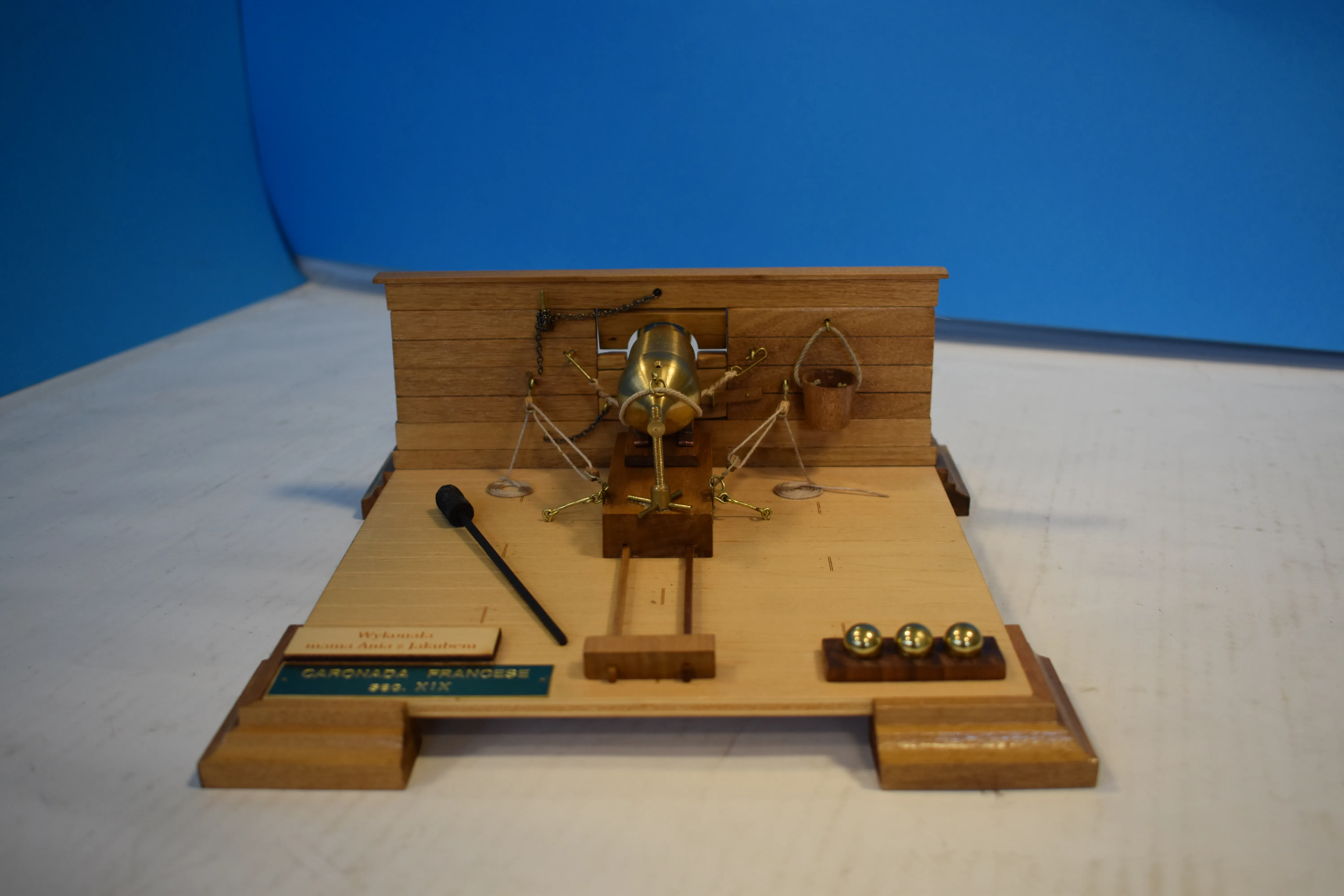 Модель корабля Корабельная пушка "Canonada Francese XIX secolo" - Верфь на Столе