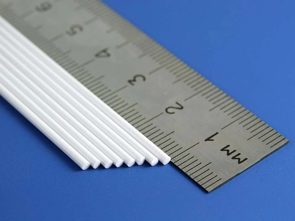 Пруток пластиковый круглый 1,6 мм, 8 шт/уп.