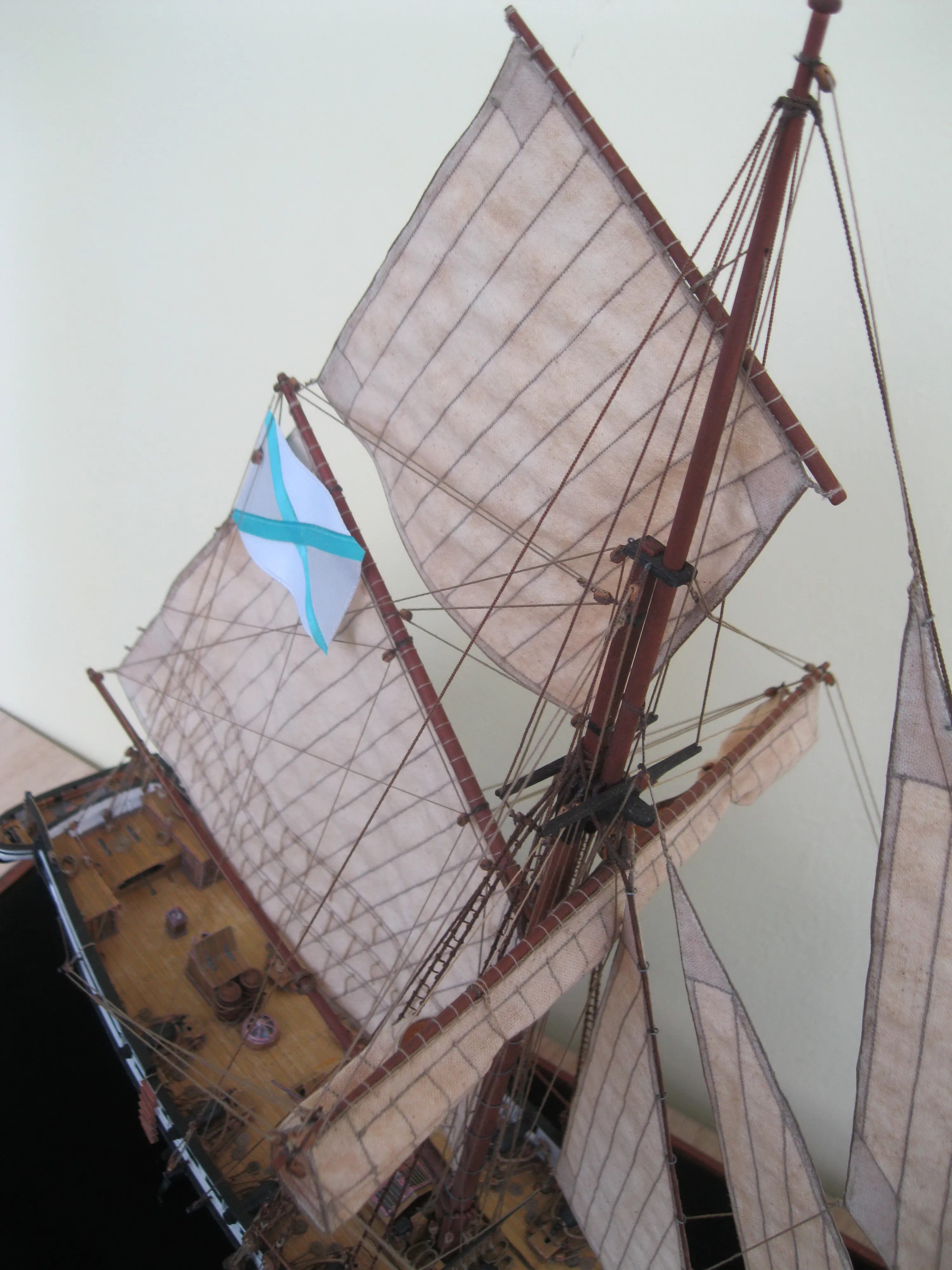 Модель корабля Тендер „Поспешный” - Верфь на Столе