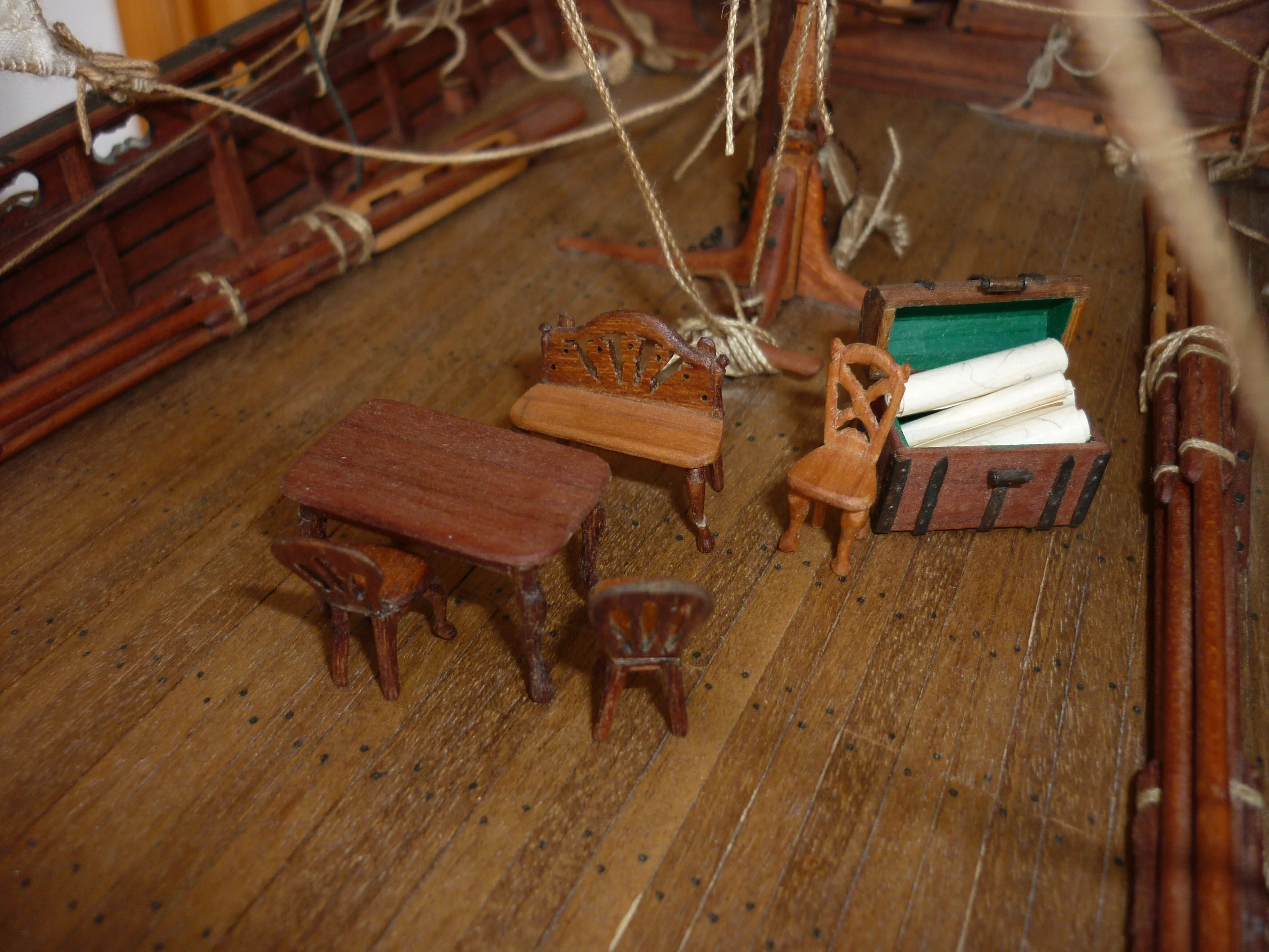 Модель корабля Шебека «Le Requin»  - Верфь на Столе