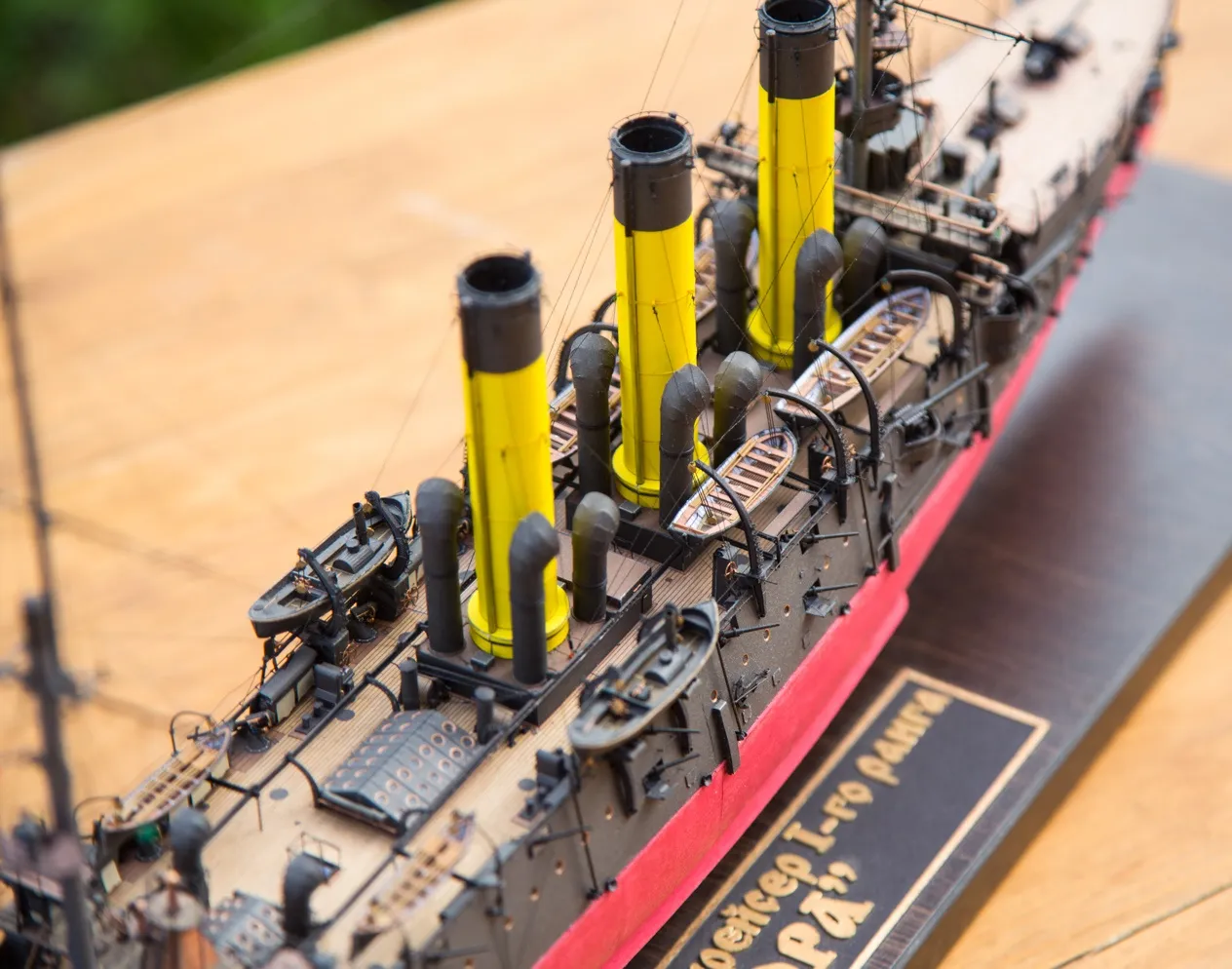 Модель корабля Бронепалубный крейсер I-го ранга "АВРОРА" - Верфь на Столе