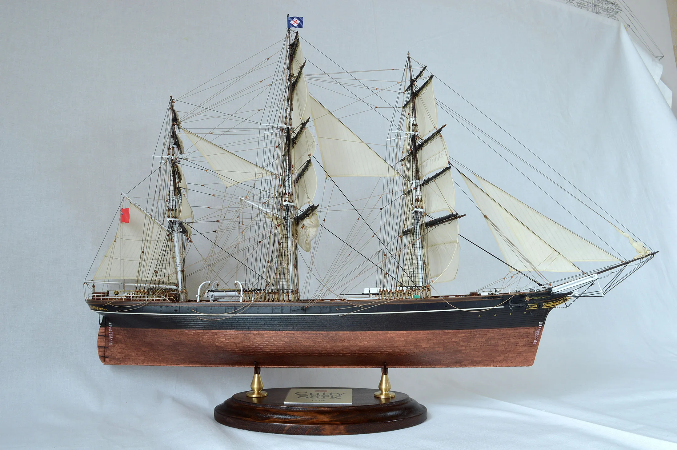 Модель корабля Катти Сарк - Верфь на Столе