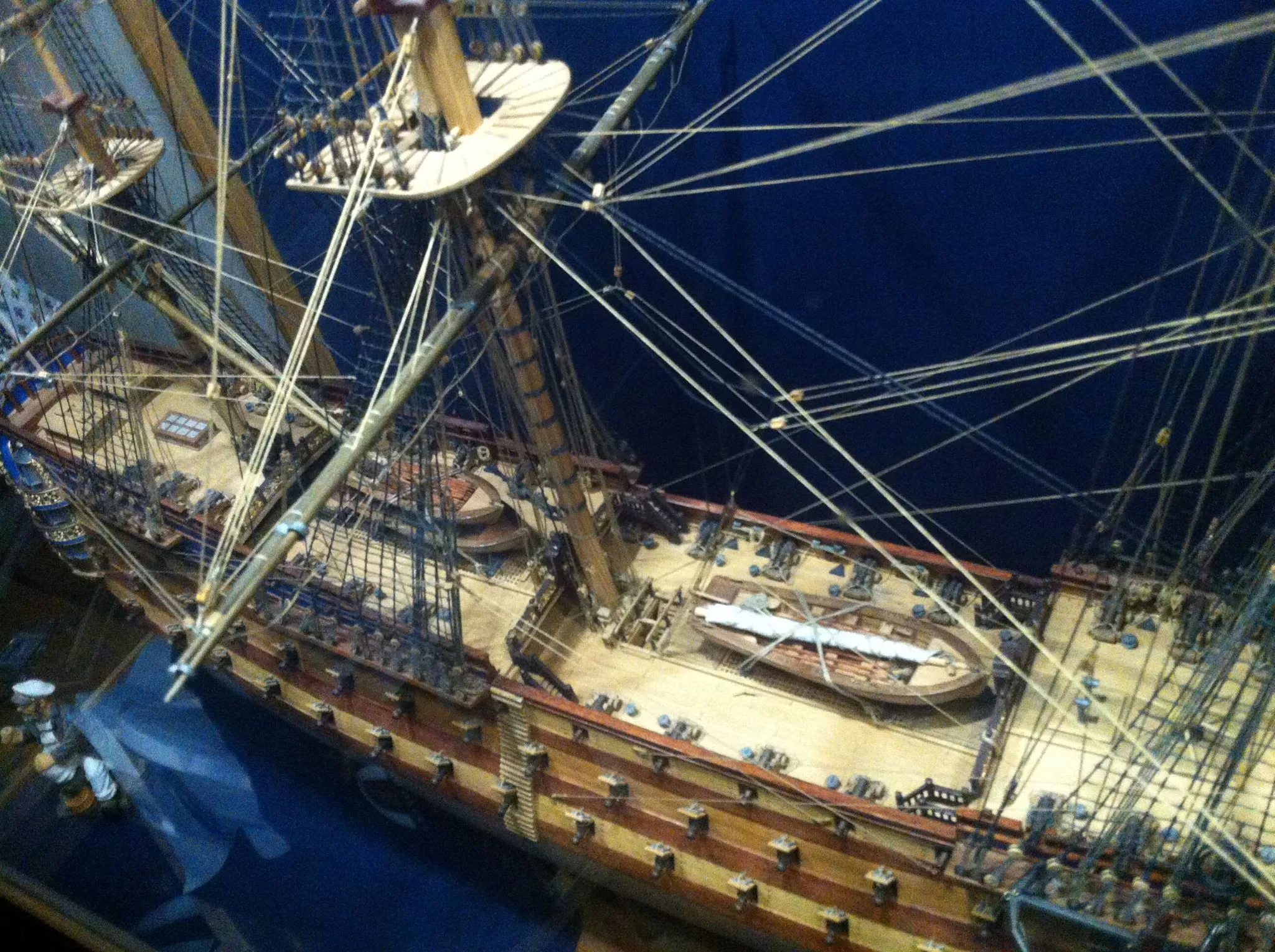 Модель корабля 120-пушечный французский корабля 1-го ранга "Royal Louis"  - Верфь на Столе