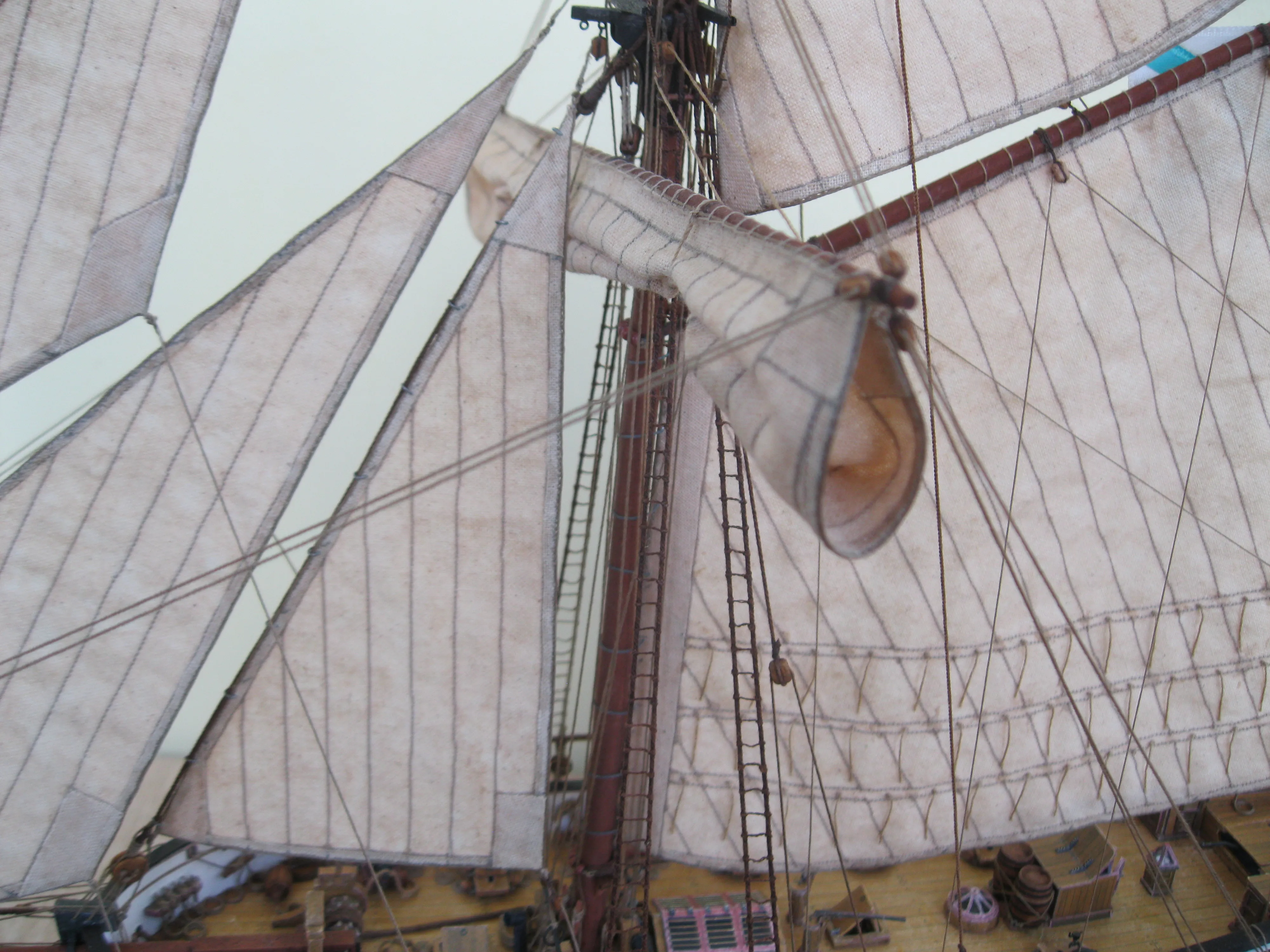 Модель корабля Тендер „Поспешный” - Верфь на Столе