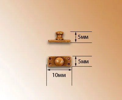 Швартовная тумба на основании, металл, 5 мм, 2 шт
