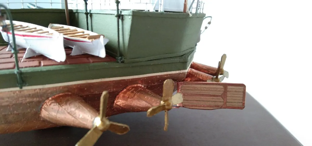 Модель корабля «Вице-адмирал Попов» - Верфь на Столе