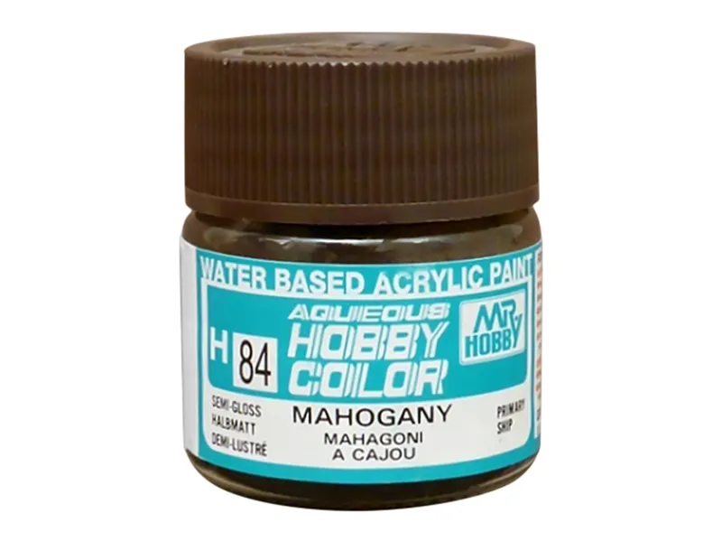 Краска Mr Hobby, акриловая, красное дерево полуглянцевая, H 84, 10 мл