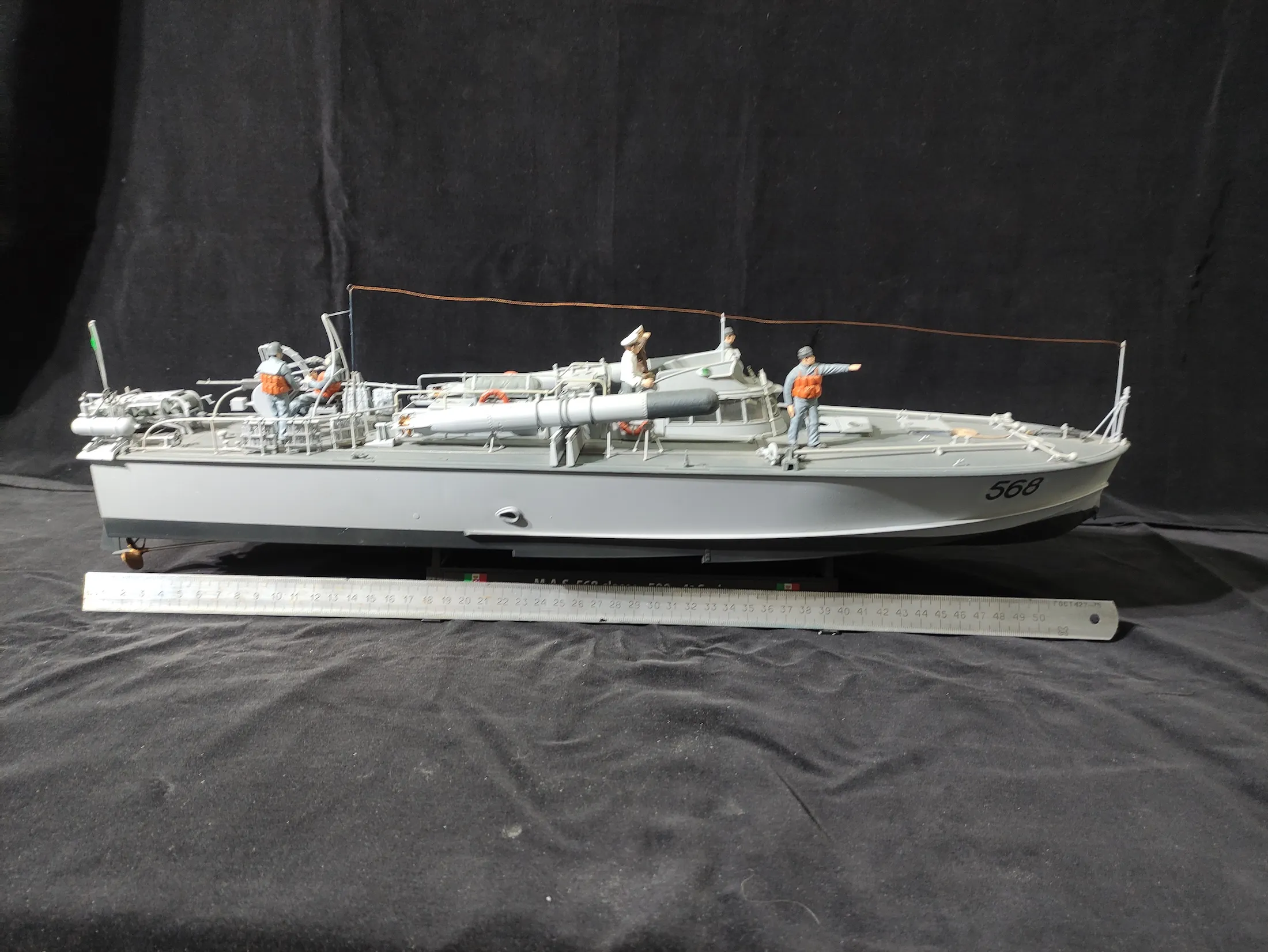 Модель корабля M.A.S. 568 4A Serie Torpedo Boat - Верфь на Столе