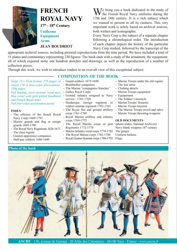 French royal navy uniforms