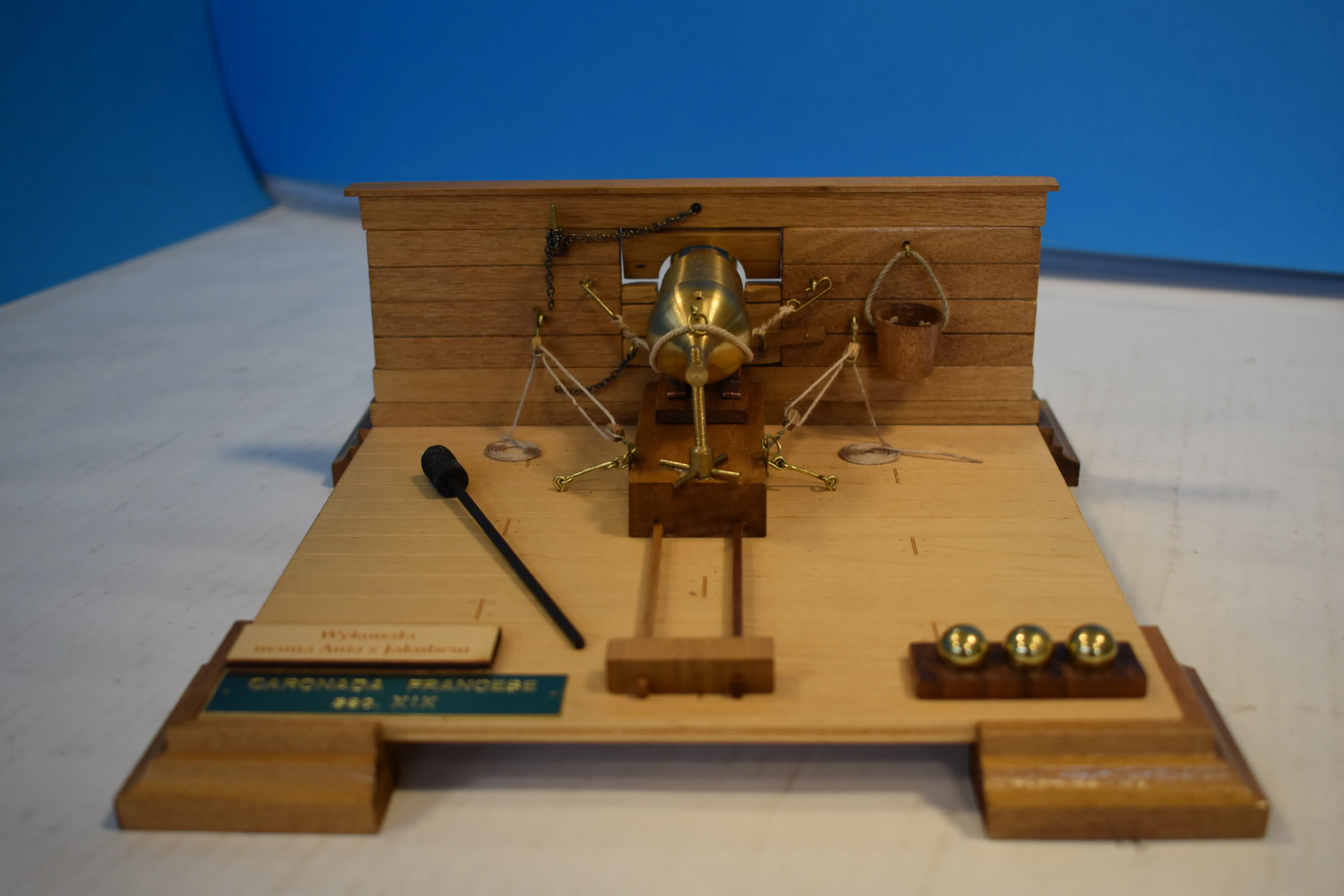 Модель корабля Корабельная пушка "Canonada Francese XIX secolo" - Верфь на Столе