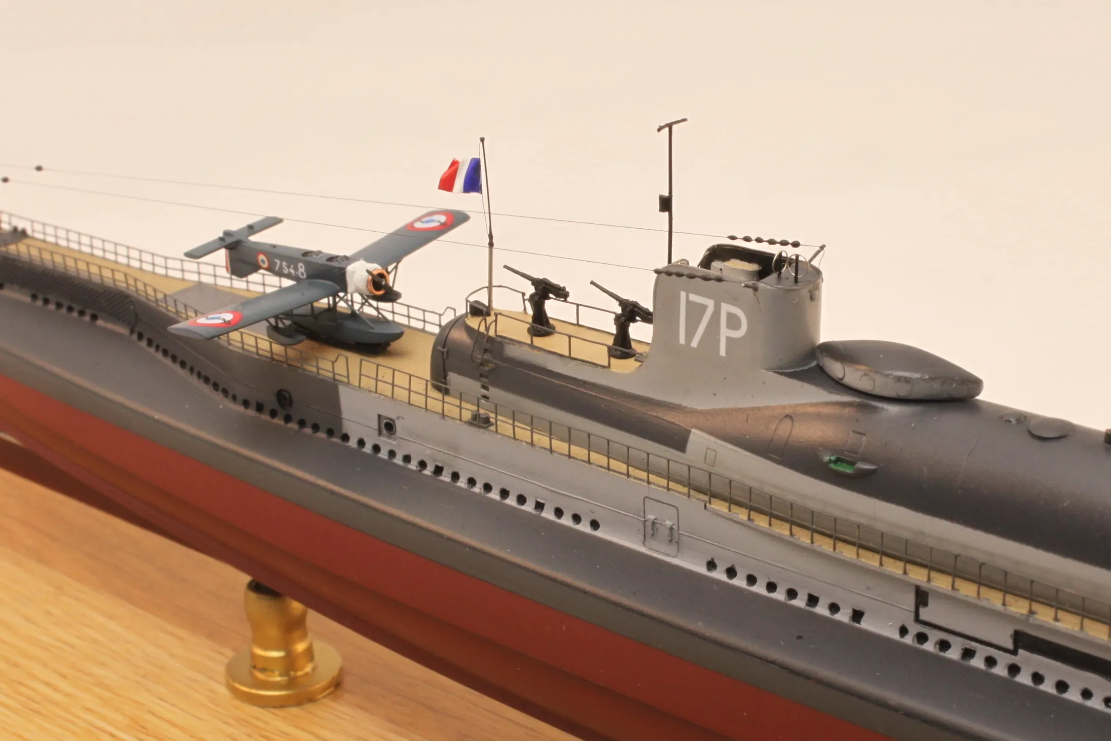 Модель корабля Подводная лодка "Сюркуф" - Верфь на Столе