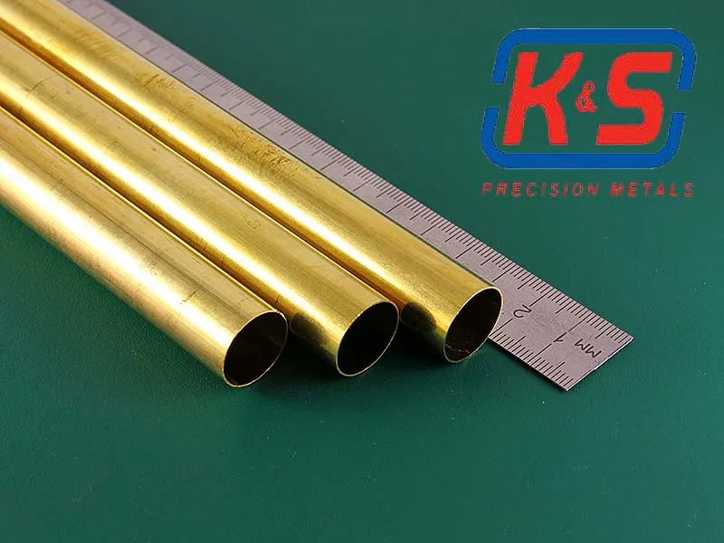 Латунная трубка 16,7х0,36 мм, 1 шт