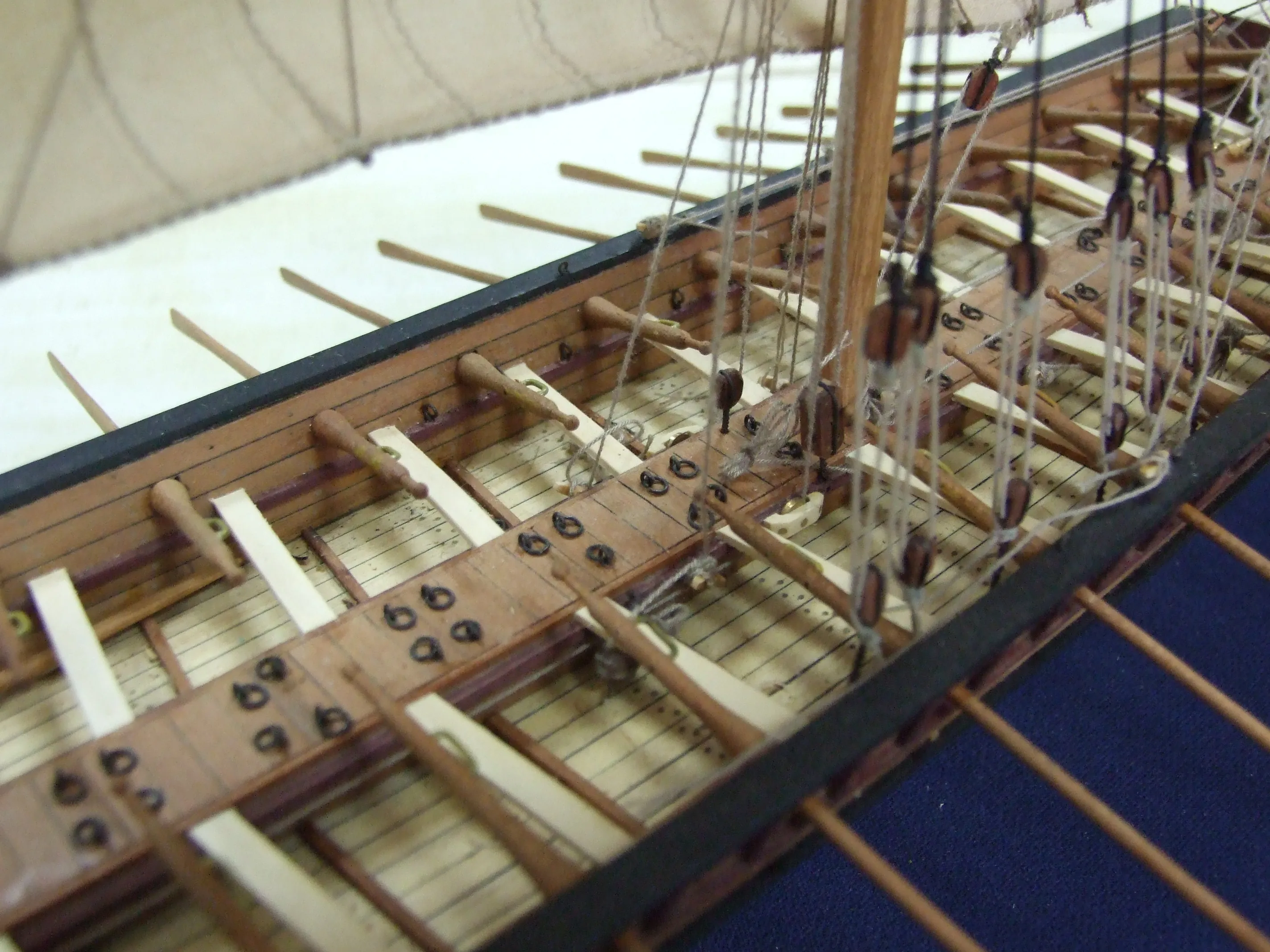 Модель корабля Скампавея Азовского флота Петра Великого - Верфь на Столе