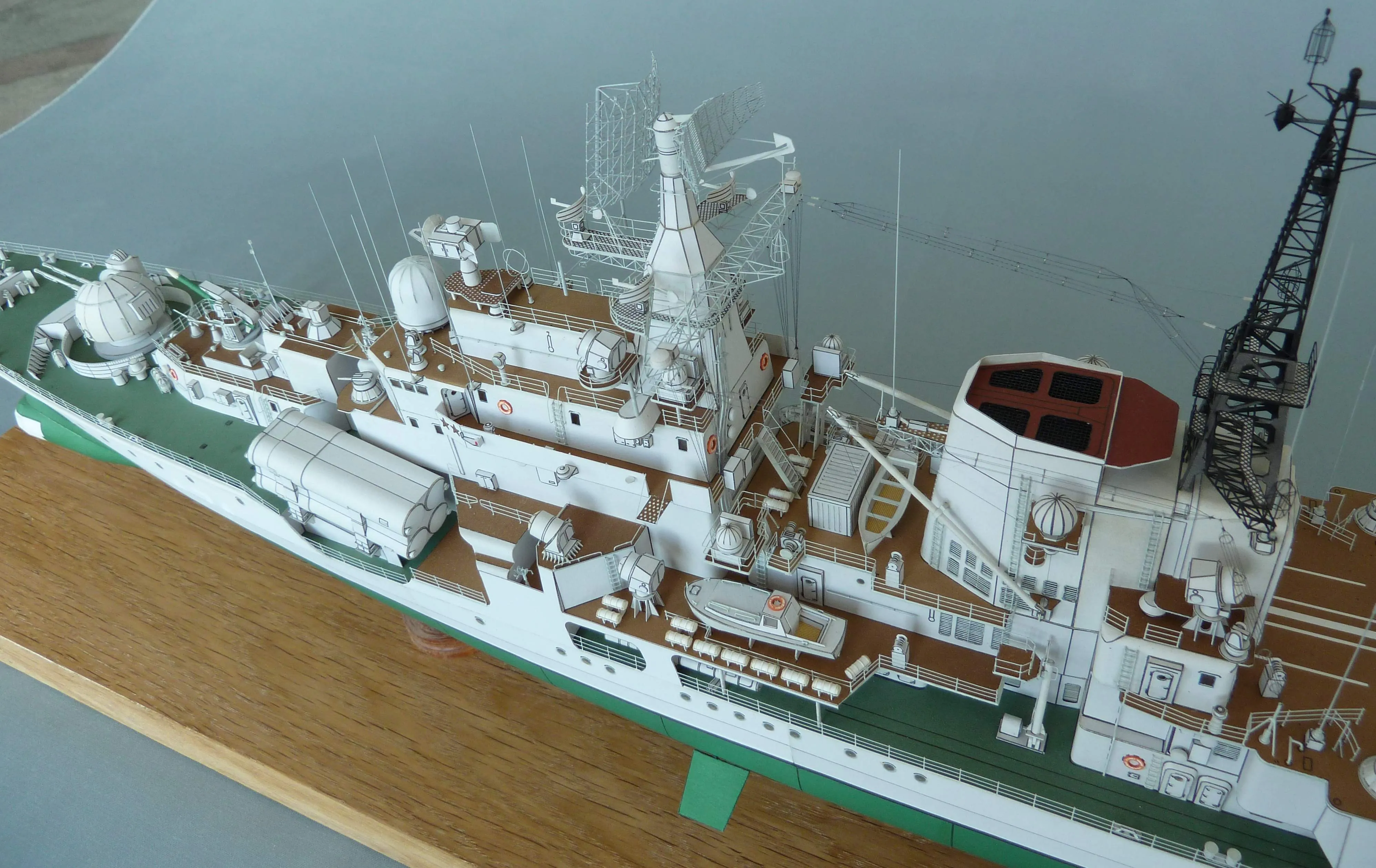 Модель корабля ЭМ пр. 956 "Современный"  - Верфь на Столе