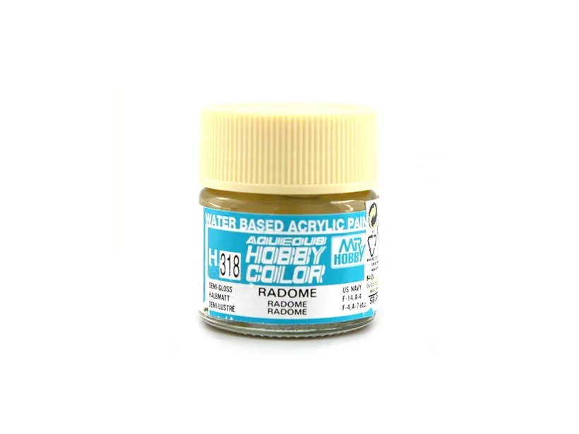 Краска Mr Hobby, акриловая, RADOME полуглянцевая, H 318, 10 мл