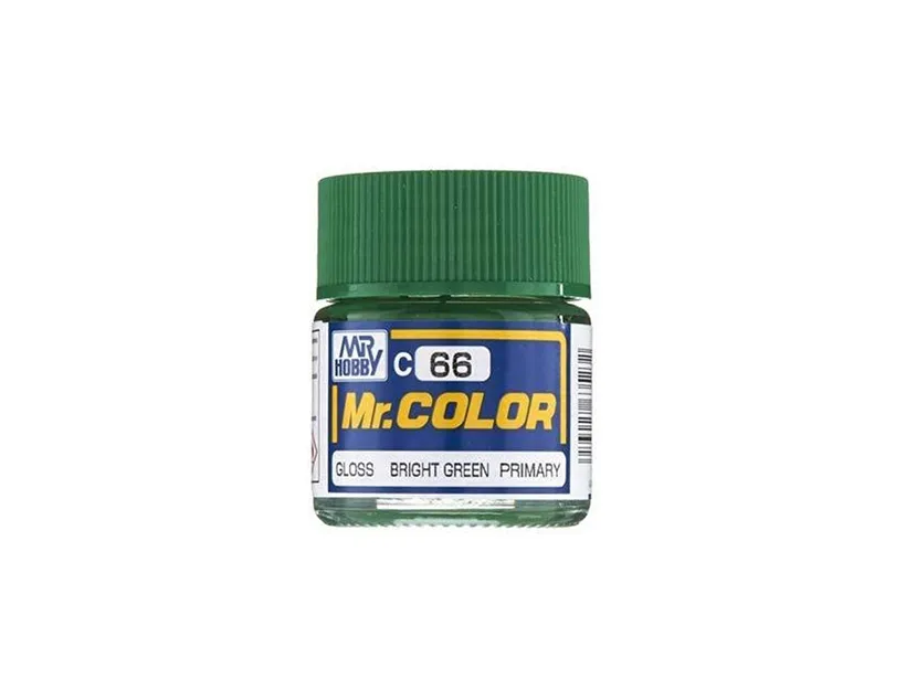 Краска Mr Color, ярко-зеленая, глянцевая, C 66, 10 мл