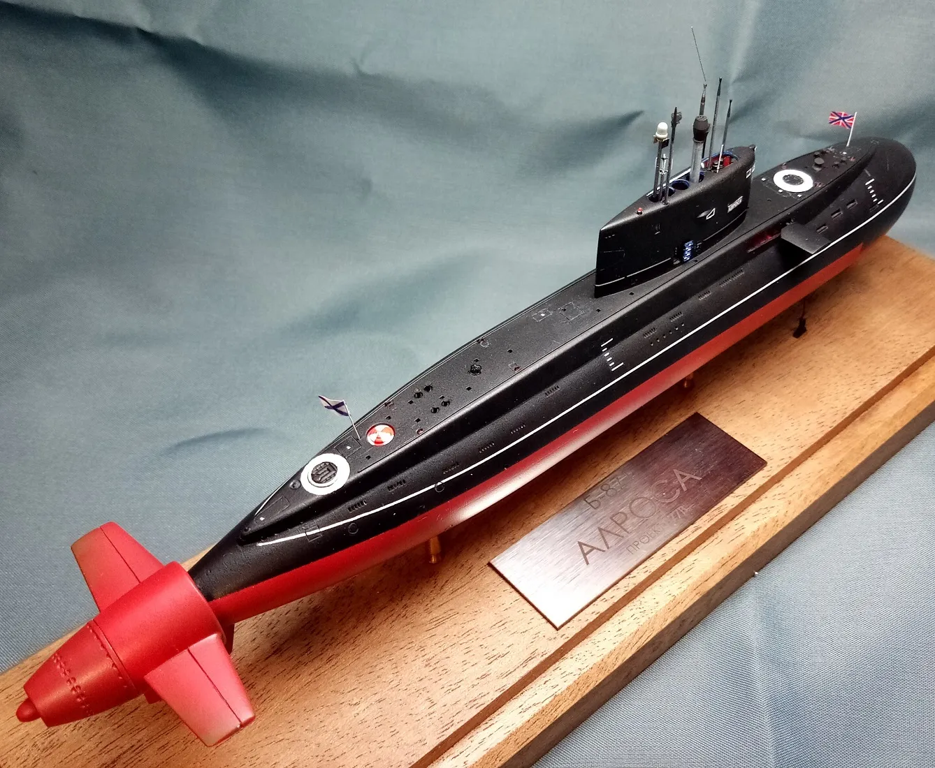 Модель корабля Подводная лодка Б-871 «АЛРОСА» - Верфь на Столе